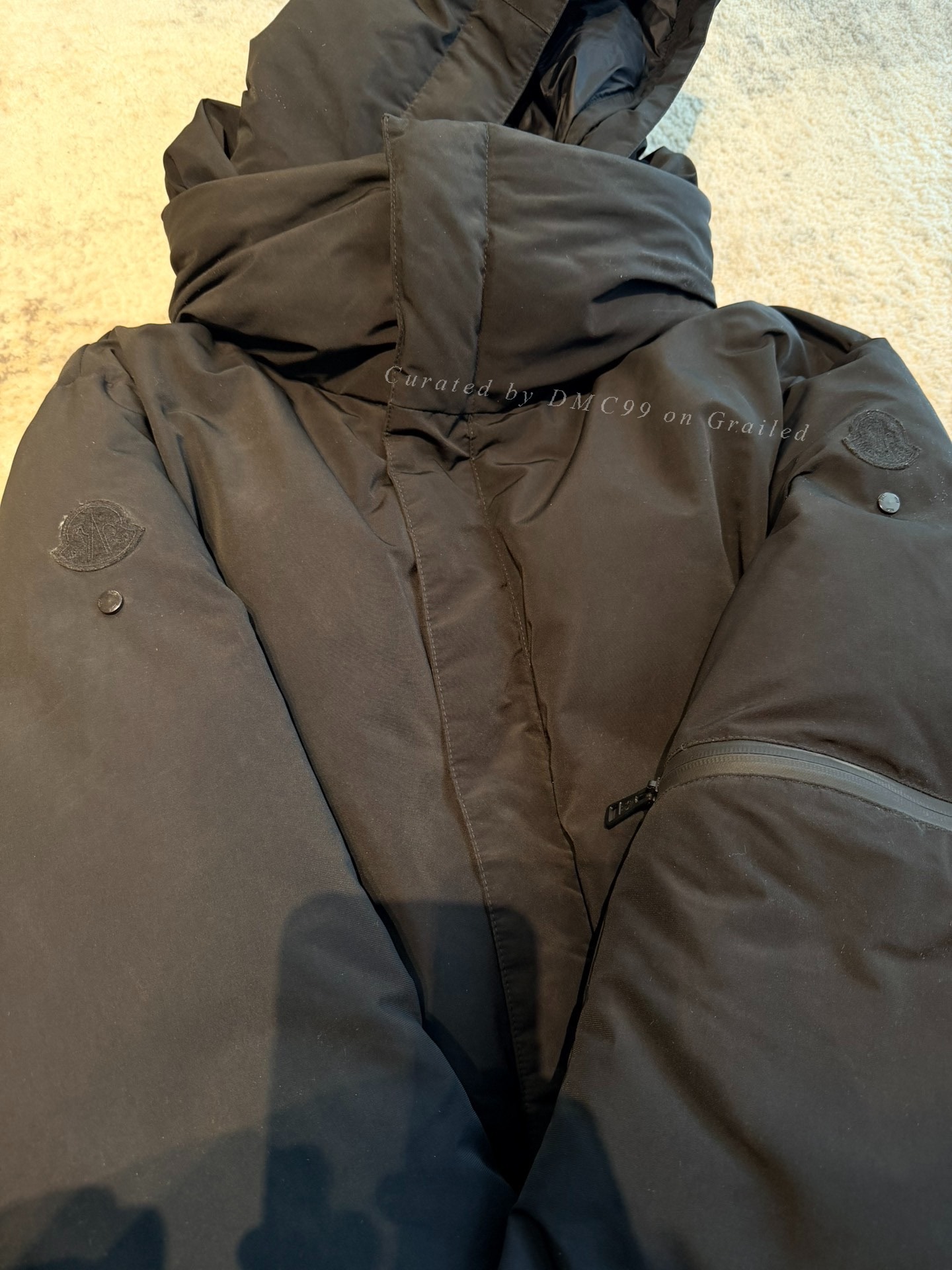 Moncler x Alyx Collaboration Down Jacket — detail