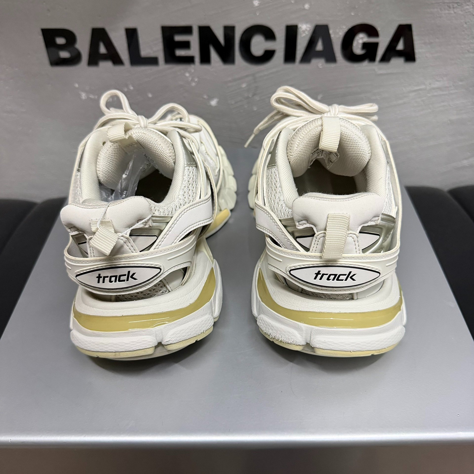 Balenciaga Track Chunky Sneakers — label