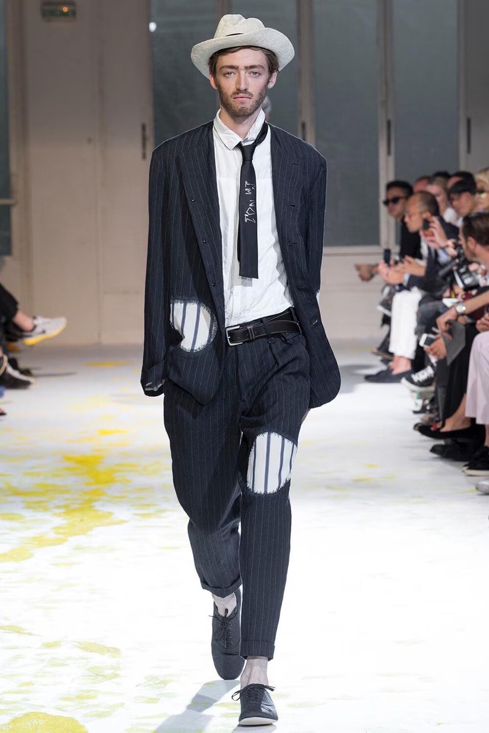 Yohji Yamamoto 2015 SS Multi-Panel White Shirt — back