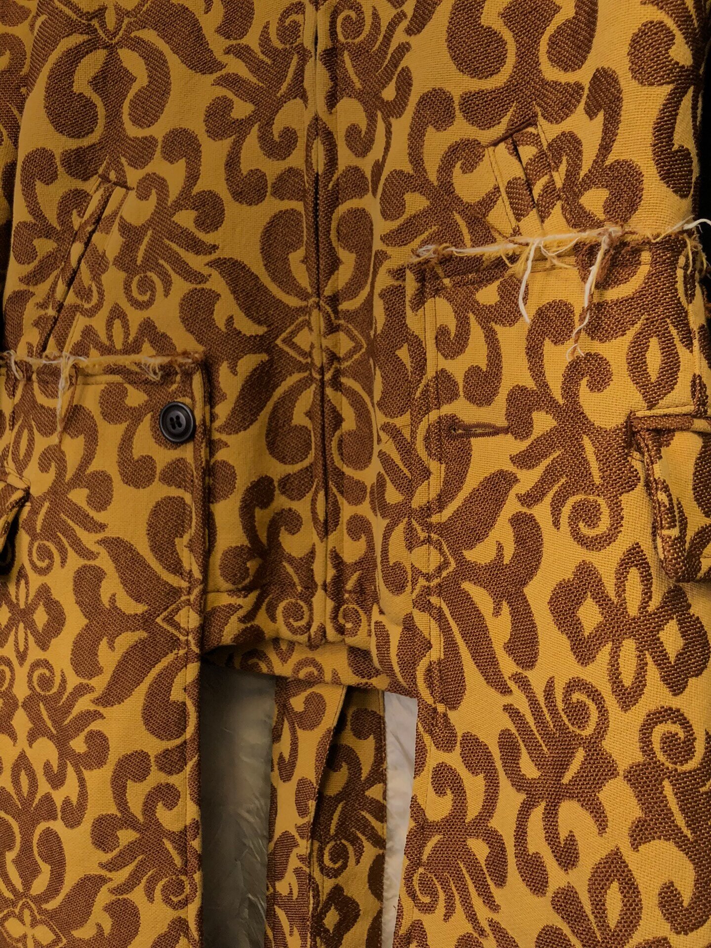 Comme des Garçons 13AW Deconstructed Runway Coat — label