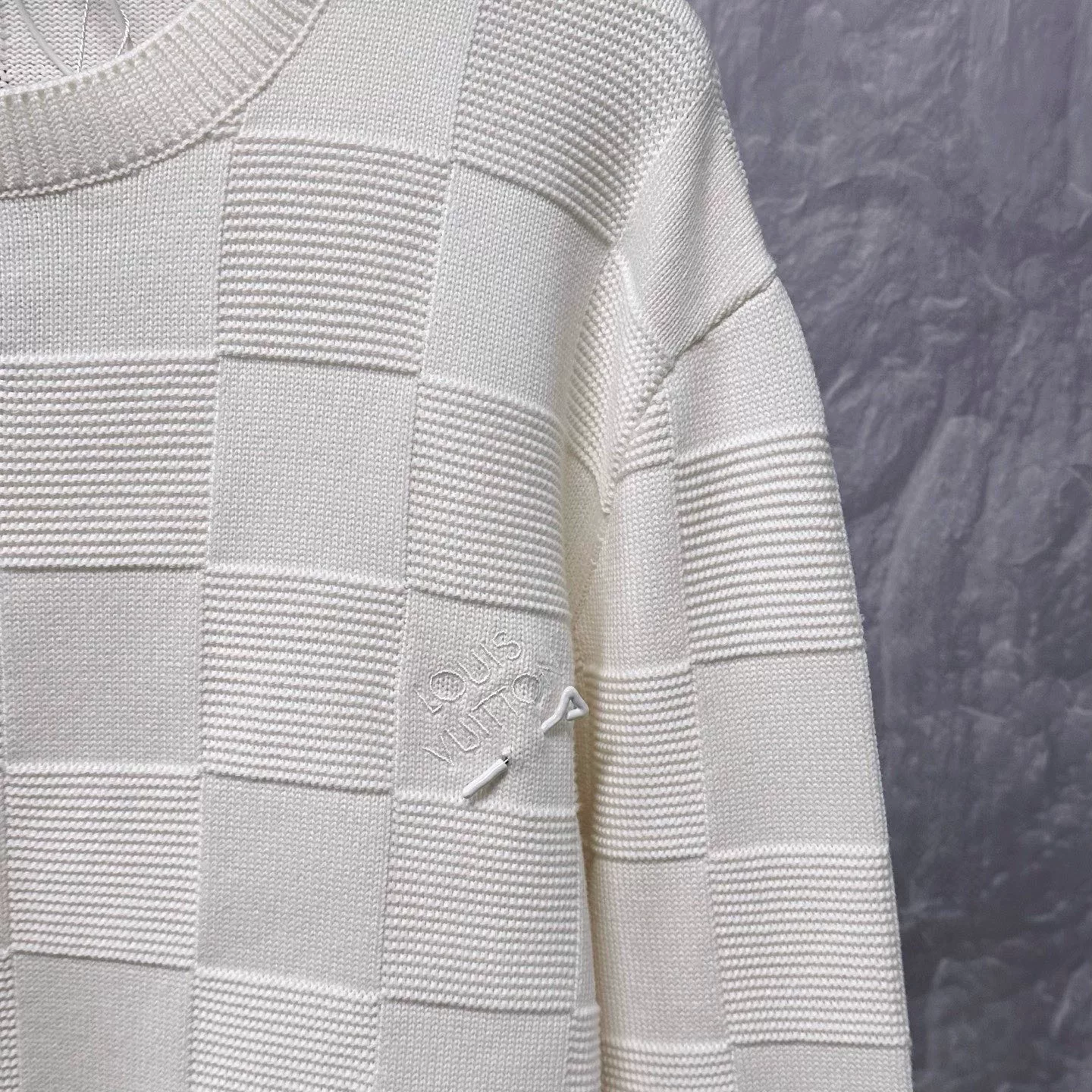 Louis Vuitton Checkerboard Sweater XXL — detail