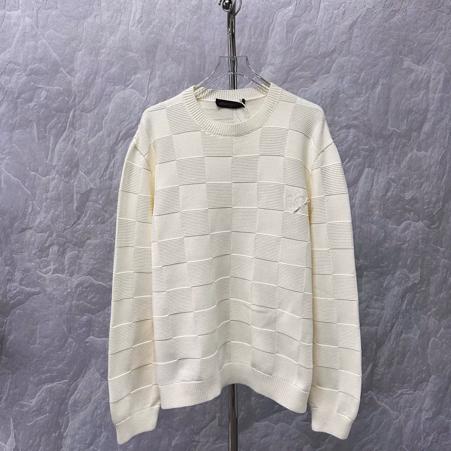 Louis Vuitton Checkerboard Sweater XXL