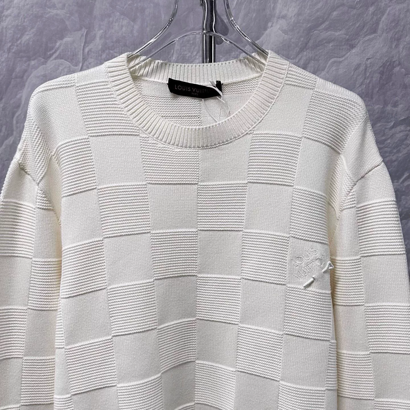 Louis Vuitton Checkerboard Sweater XXL — front