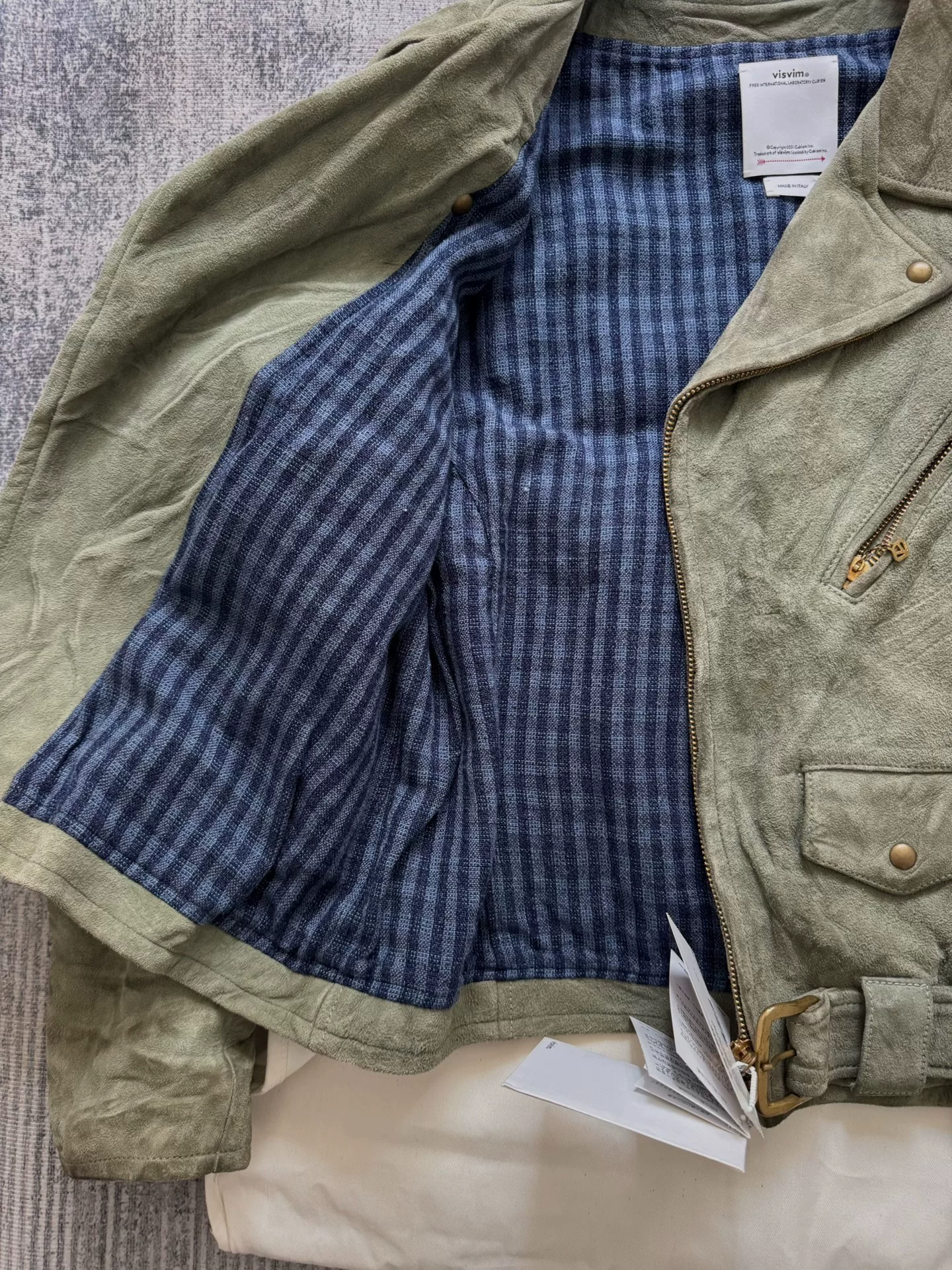 VISVIM 24AW NEU RIDERS JKT IT — back