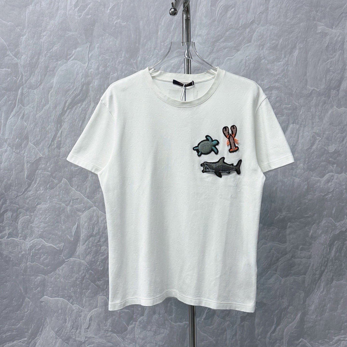 Louis Vuitton Ocean Series Beaded Print Tee