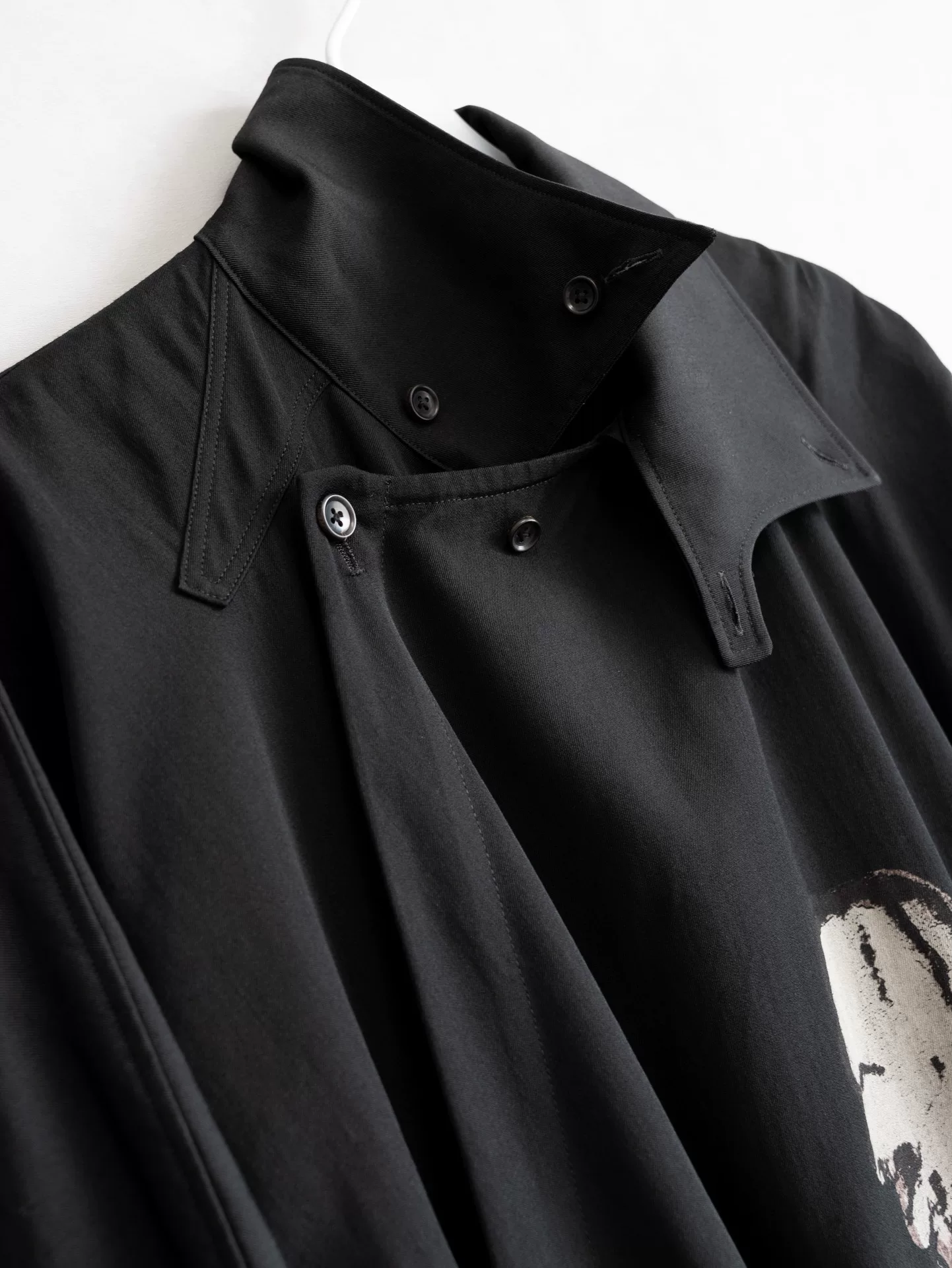Yohji Yamamoto 17AW Discharge Print Robe — back