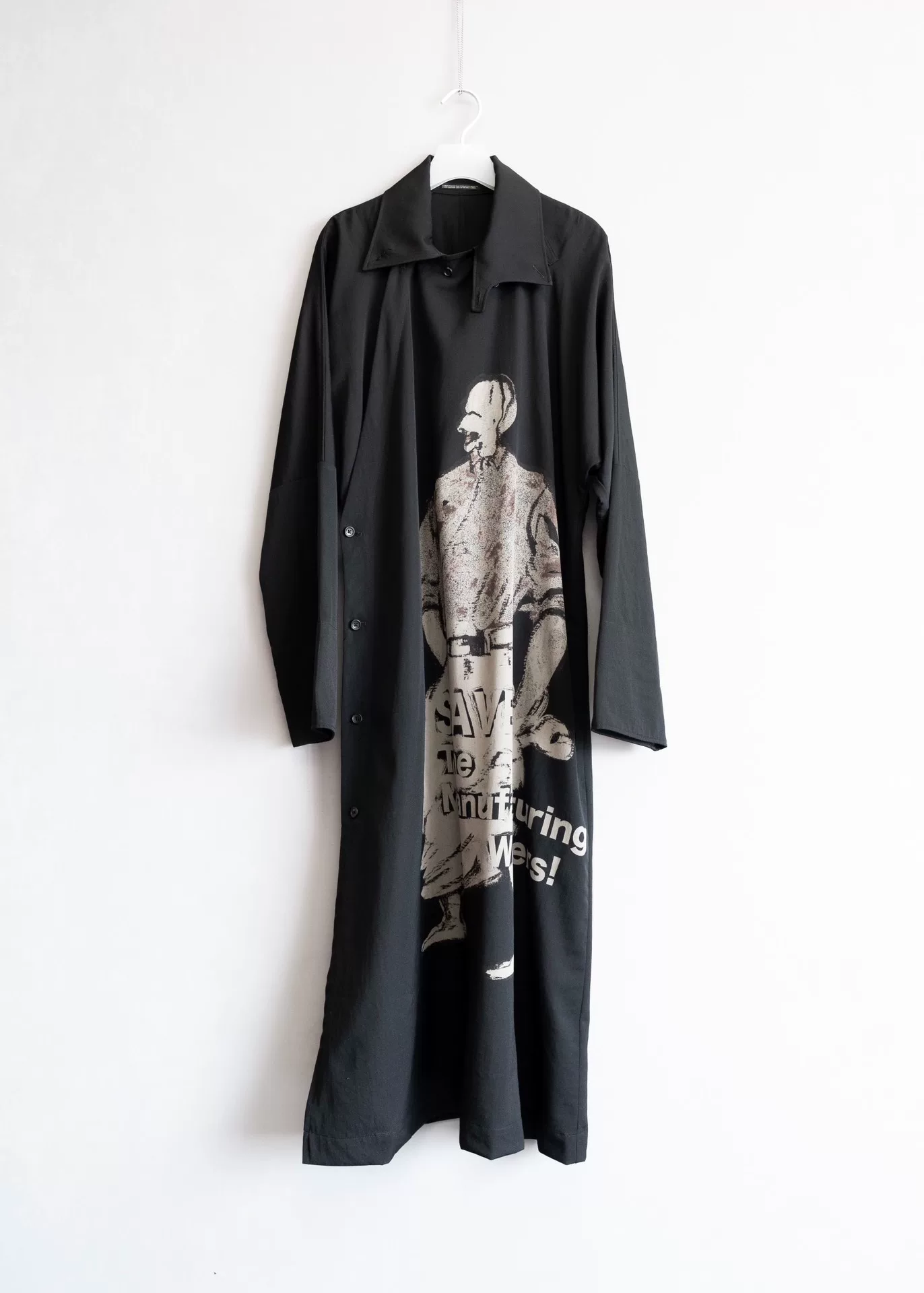 Yohji Yamamoto 17AW Discharge Print Robe