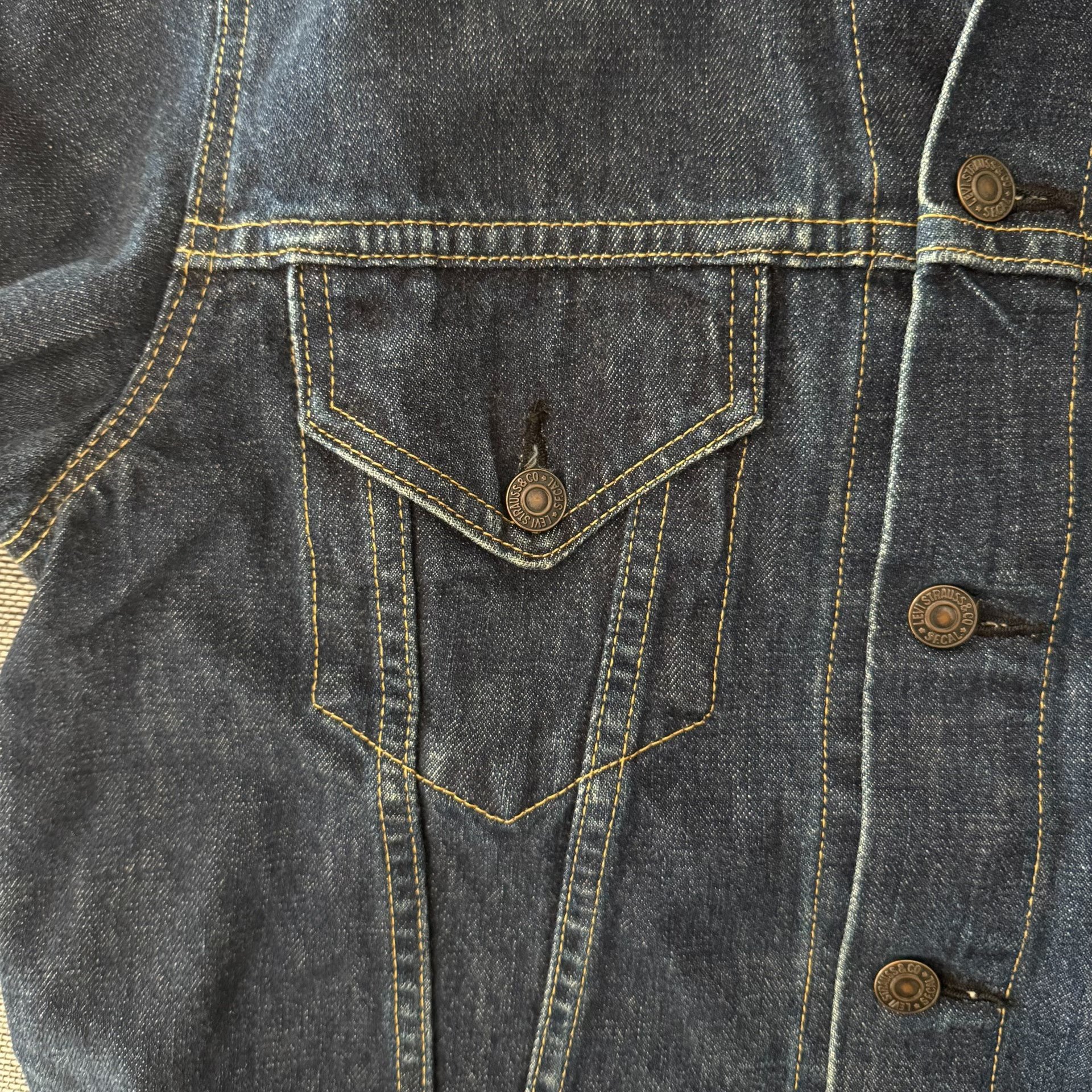 Levi's LVC 71557 J09 Denim Jacket — label