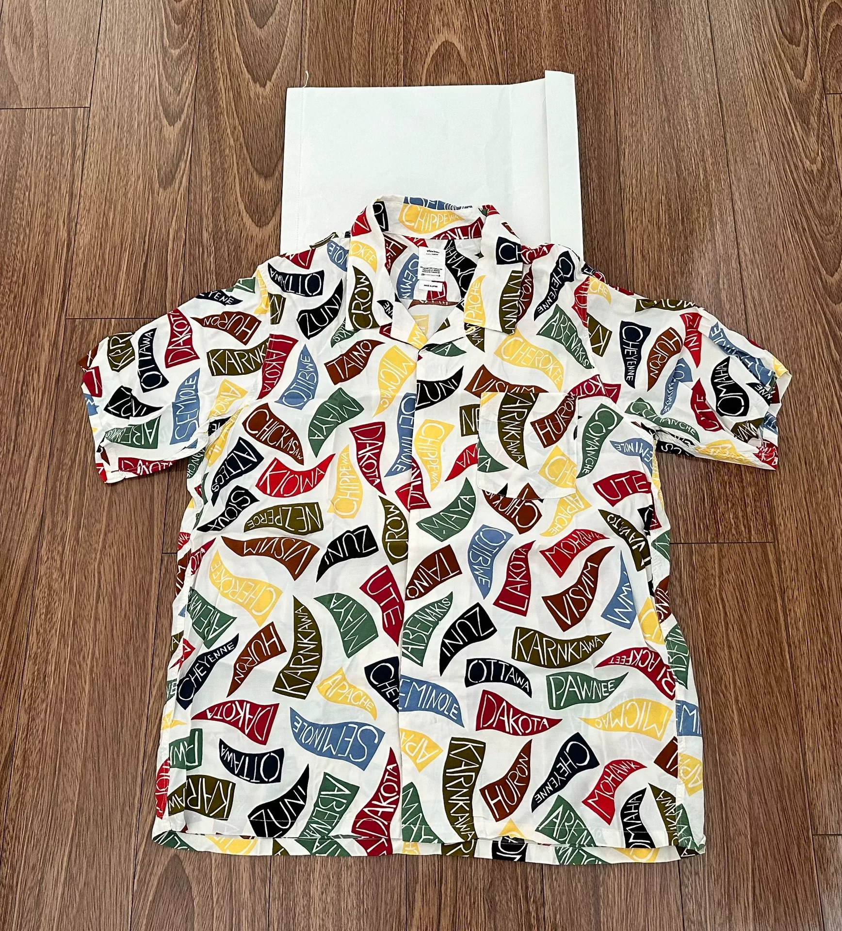 VISVIM FREE EDGE S/S PENNANTS SHIRT