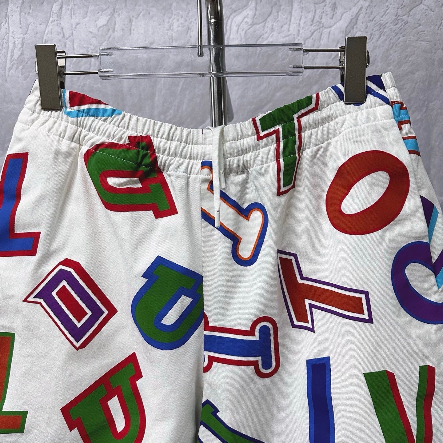 Louis Vuitton LV NBA Letter Print Shorts — front