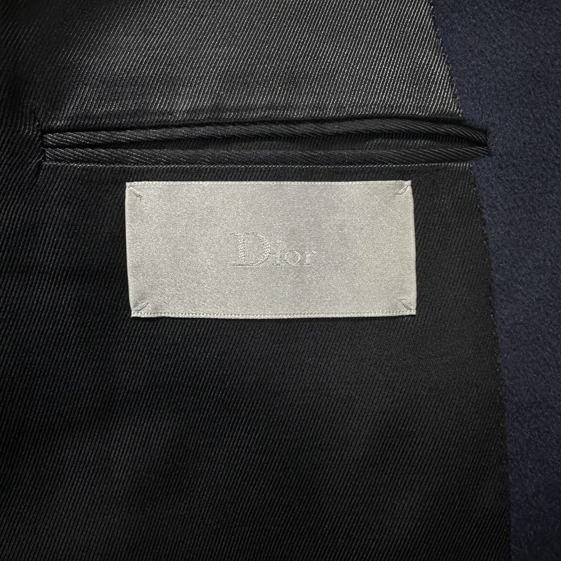 Dior Camel Hair Mid-Length Coat — back