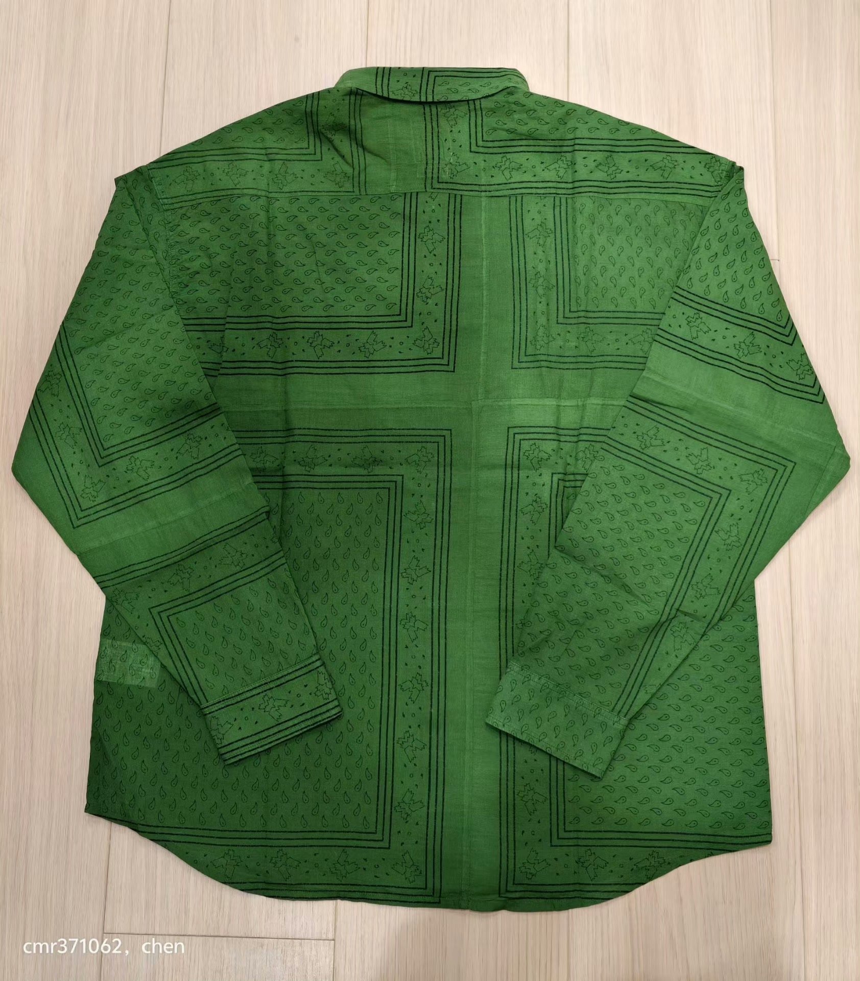 VISVIM 20AW LUMBER L/S BANDANA P.W. — label