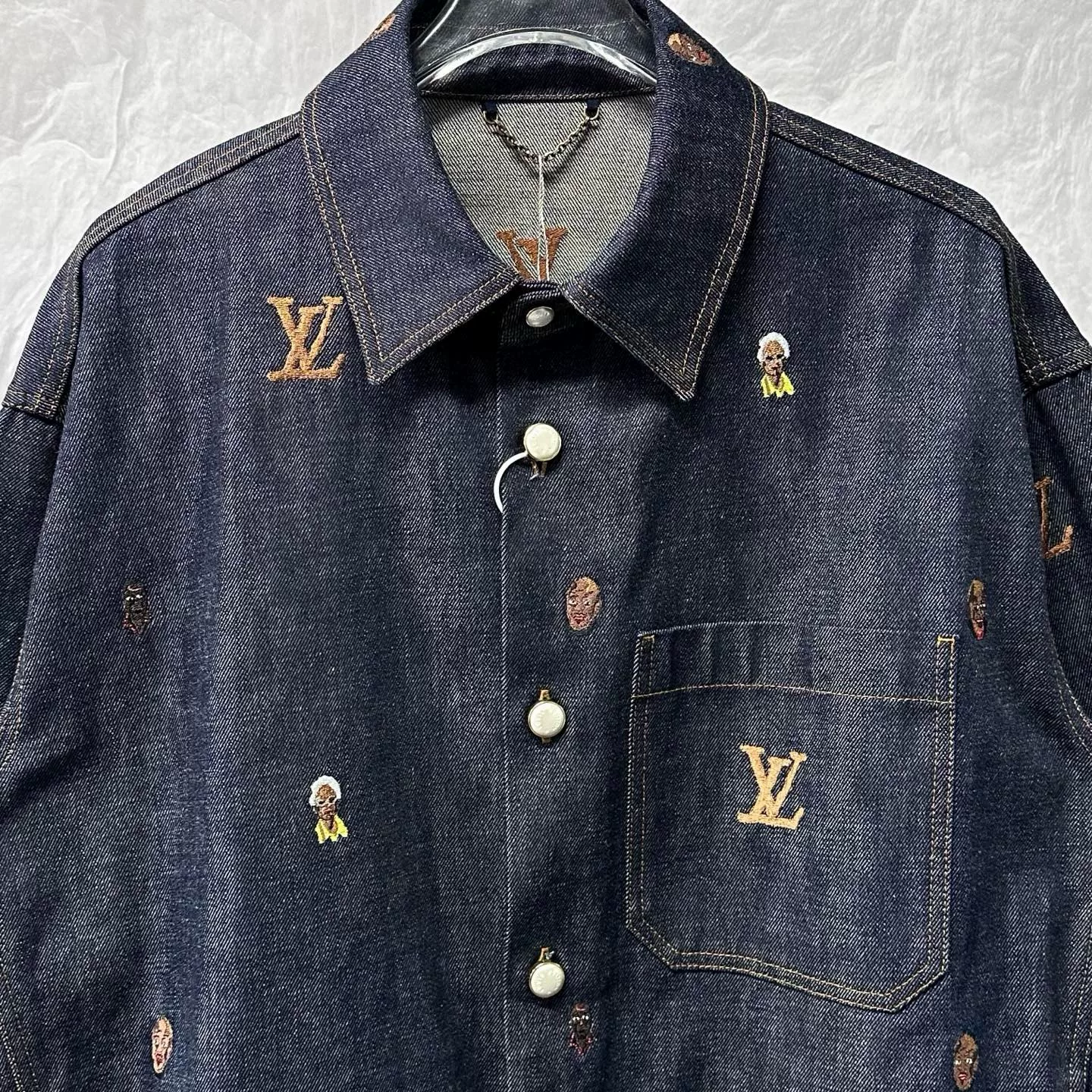Louis Vuitton SS24 Pharrell Embroidered Jacket — front