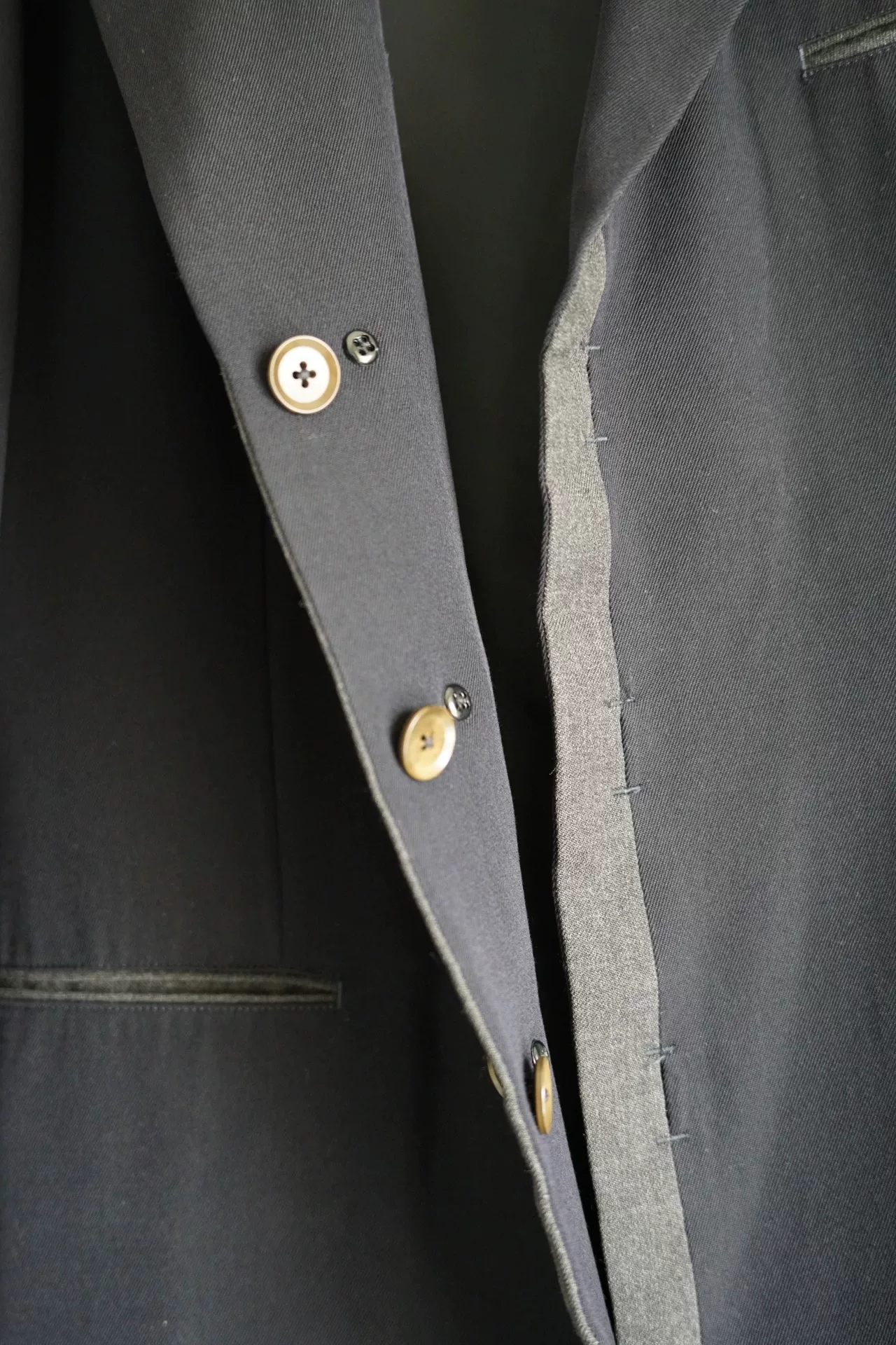 Yohji Yamamoto 01AW Mafia Cashmere Blazer — label
