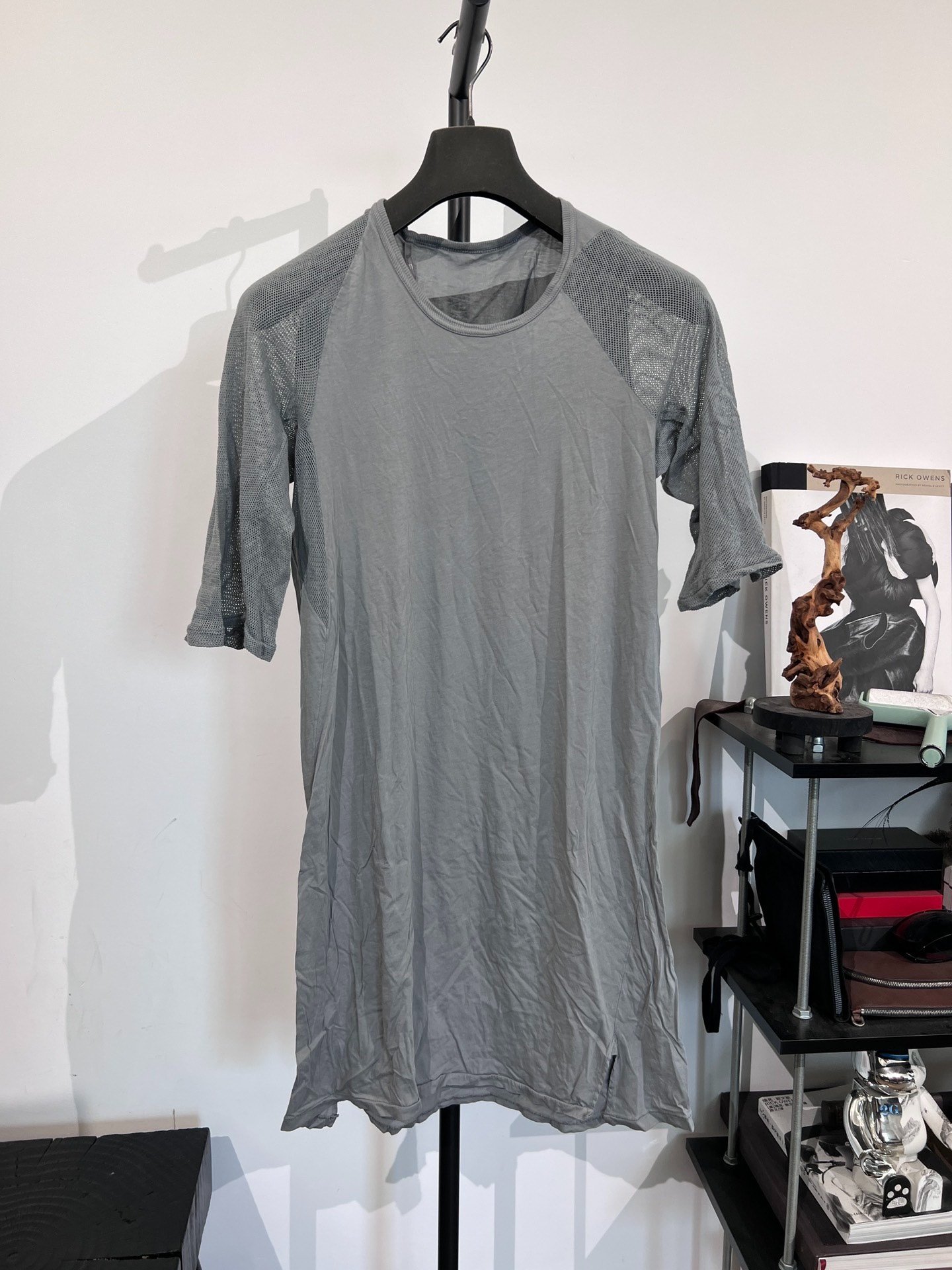 11 BY BORIS BIDJAN SABERI Mesh T-Shirt — front