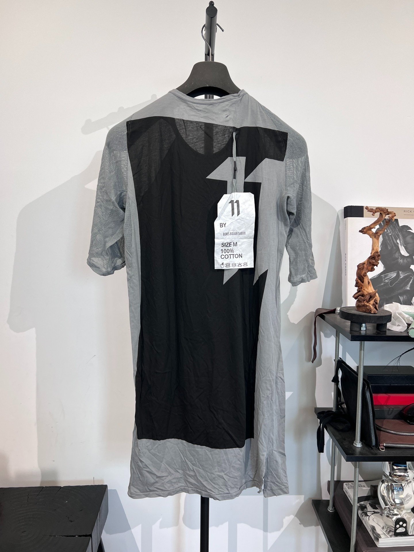 11 BY BORIS BIDJAN SABERI Mesh T-Shirt