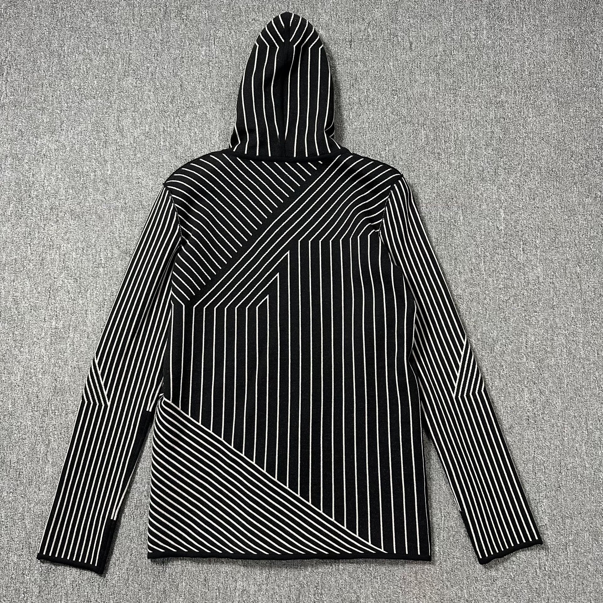 Rick Owens Striped Hooded Cardigan & Pants Set — detail