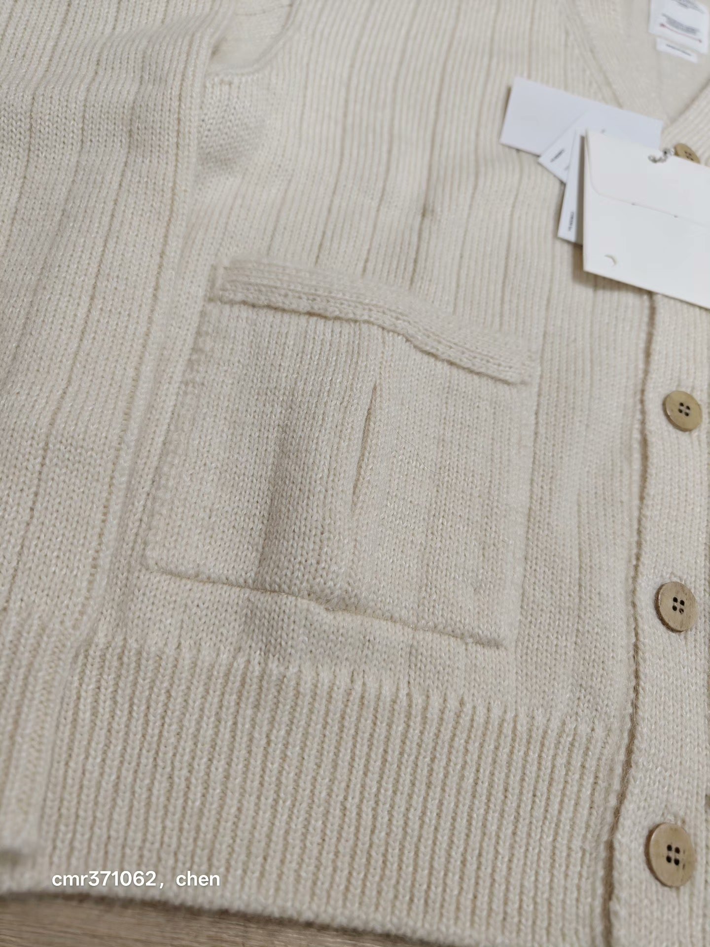 VISVIM 25SS KNIT CARDIGAN — label