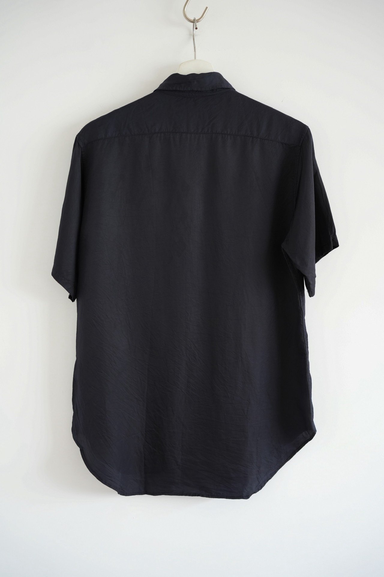 Yohji Yamamoto 2014 SS Cupro Short Sleeve Shirt — front