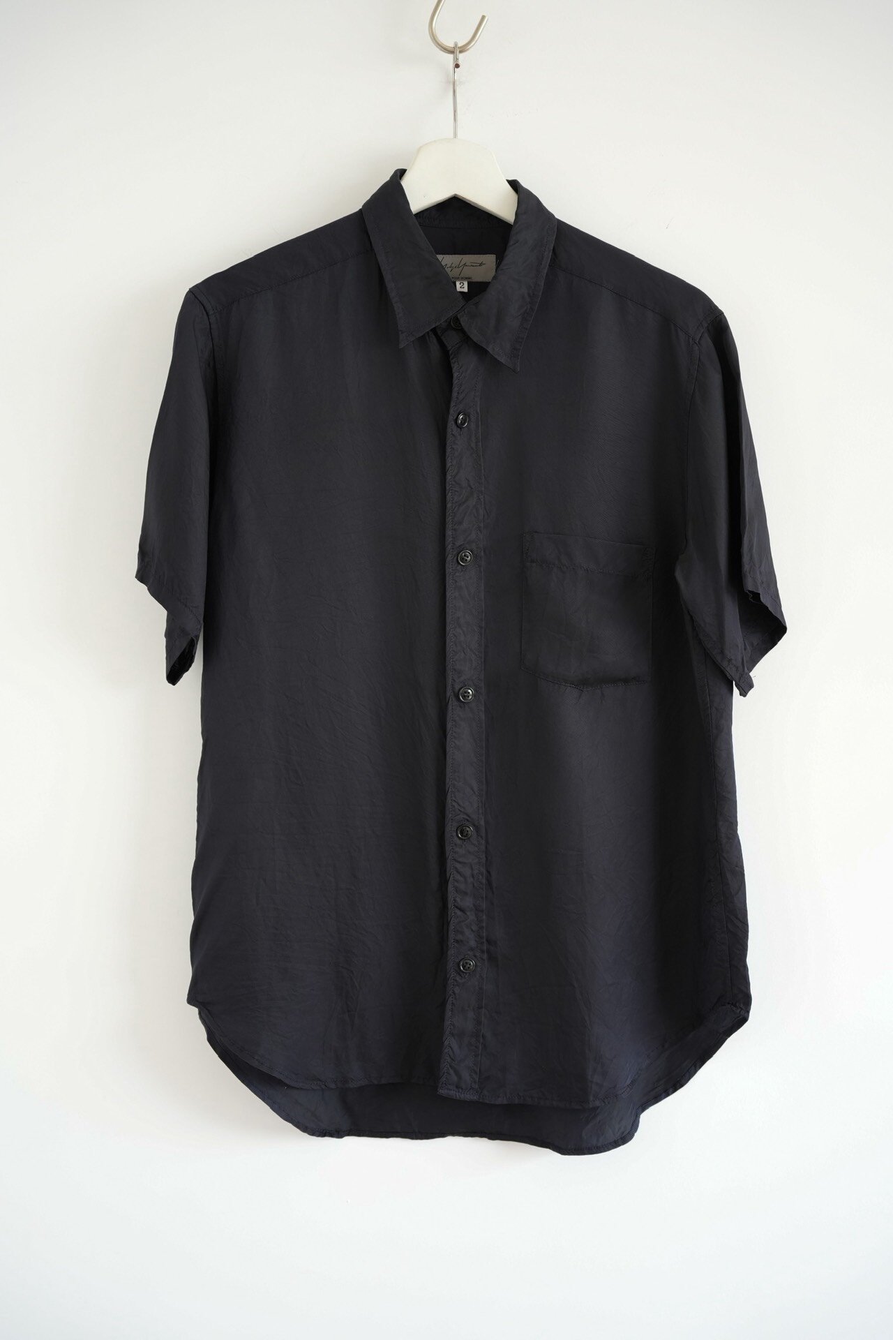 Yohji Yamamoto 2014 SS Cupro Short Sleeve Shirt