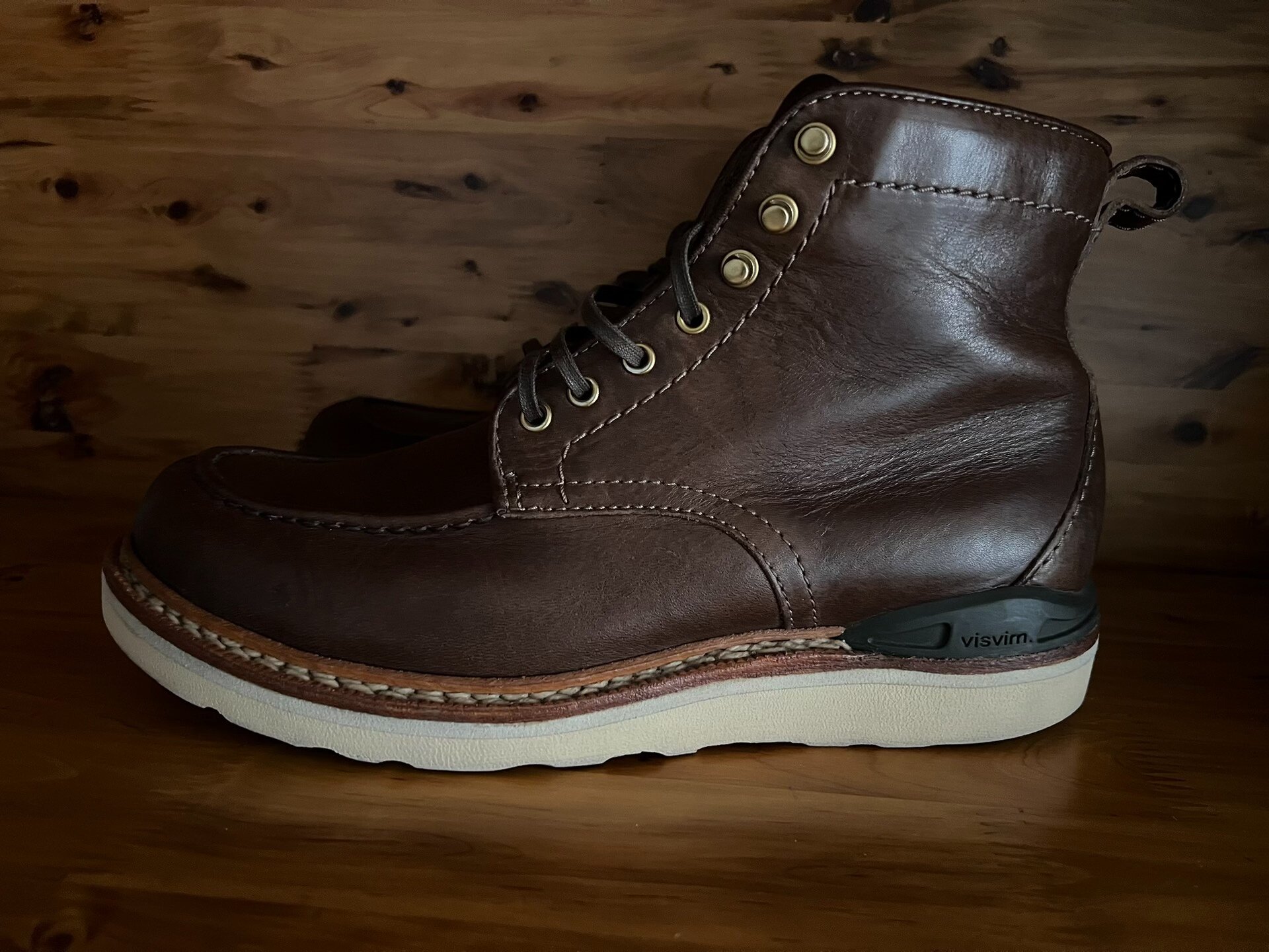 visvim Armiger Folk 2012 British Leather — detail