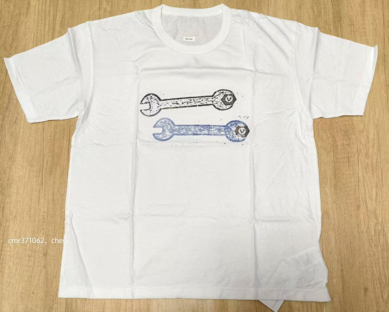 visvim 19ss Jumbo Tee VV Spanner