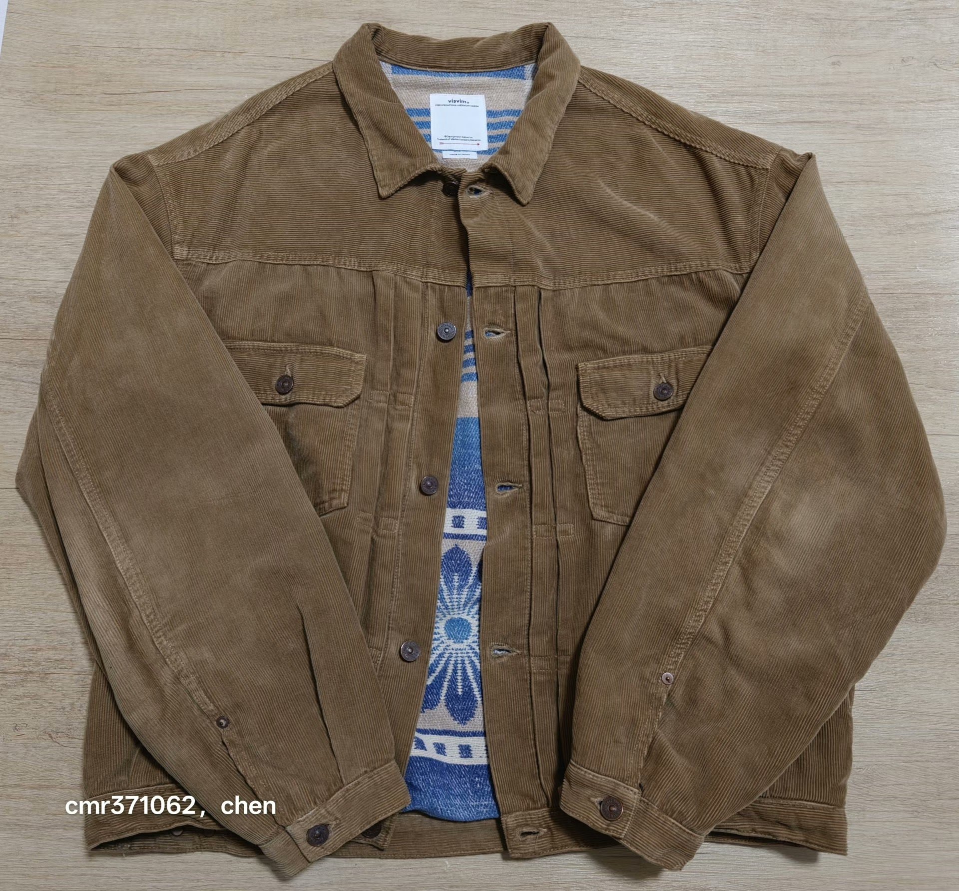 VISVIM 23AW SPOT 101XX JKT — back