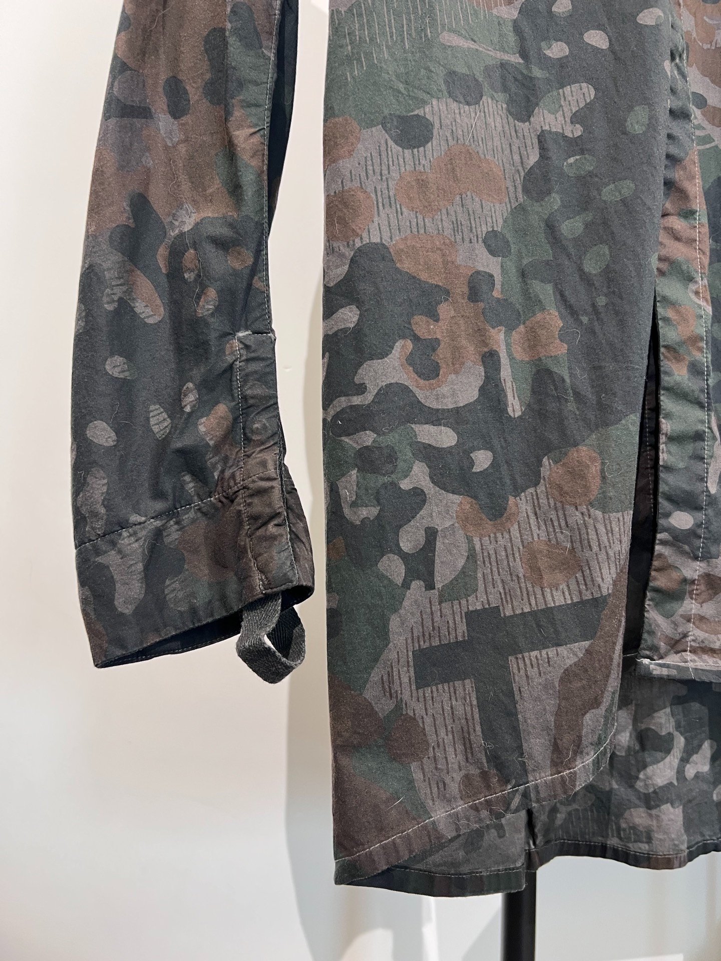 Boris Bidjan Saberi Camo Shirt Jacket — label