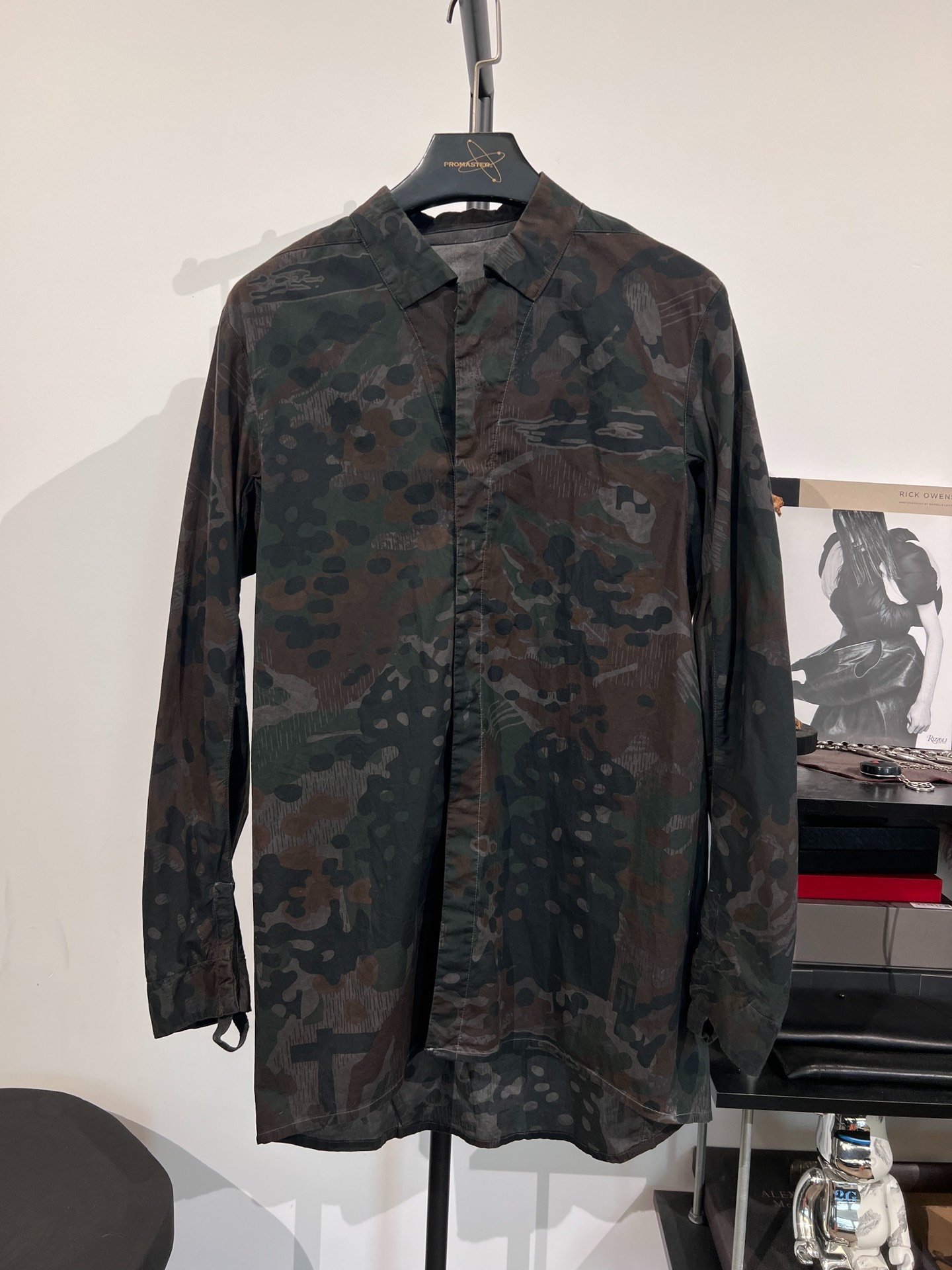 Boris Bidjan Saberi Camo Shirt Jacket — front