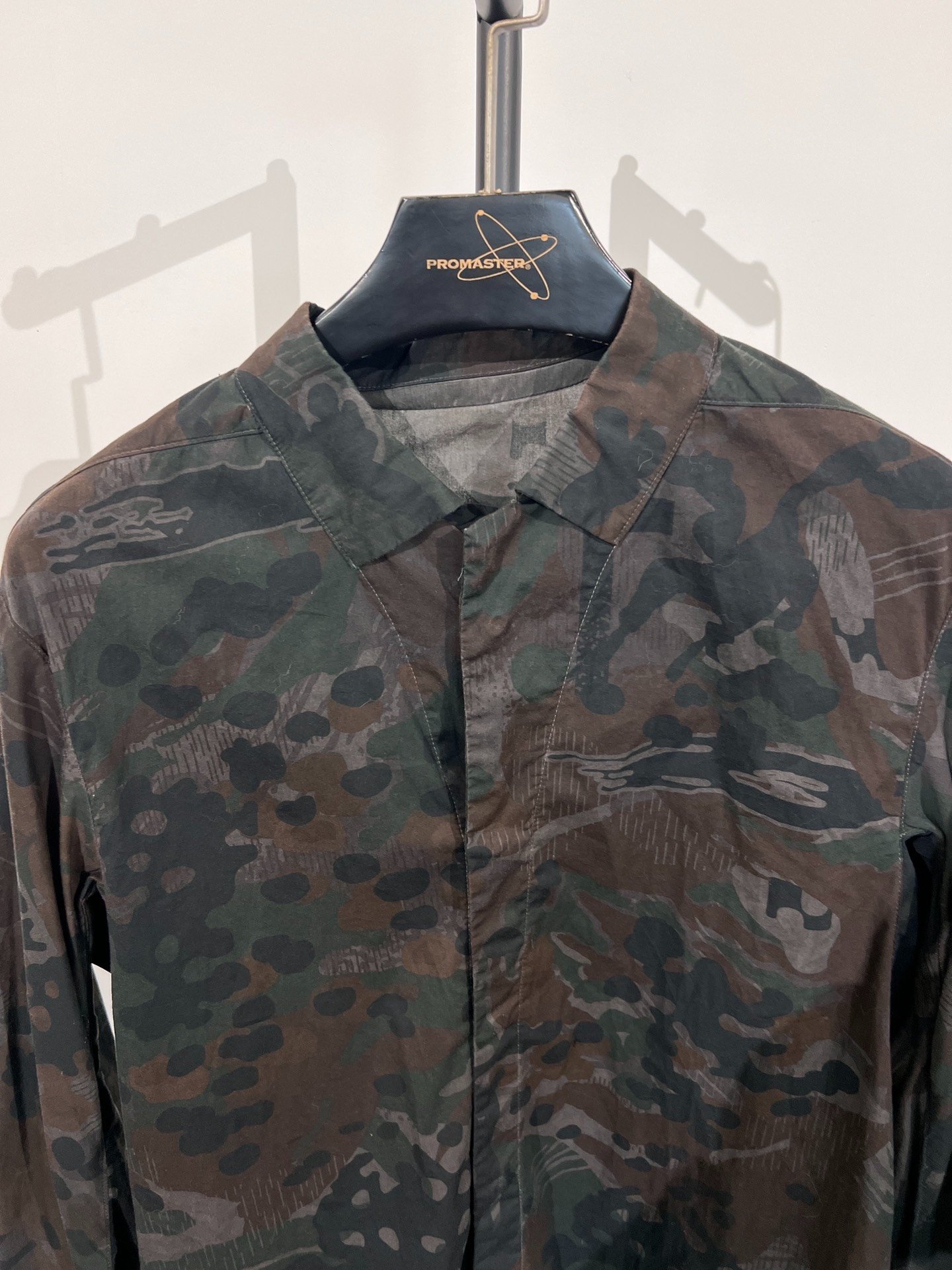Boris Bidjan Saberi Camo Shirt Jacket — detail