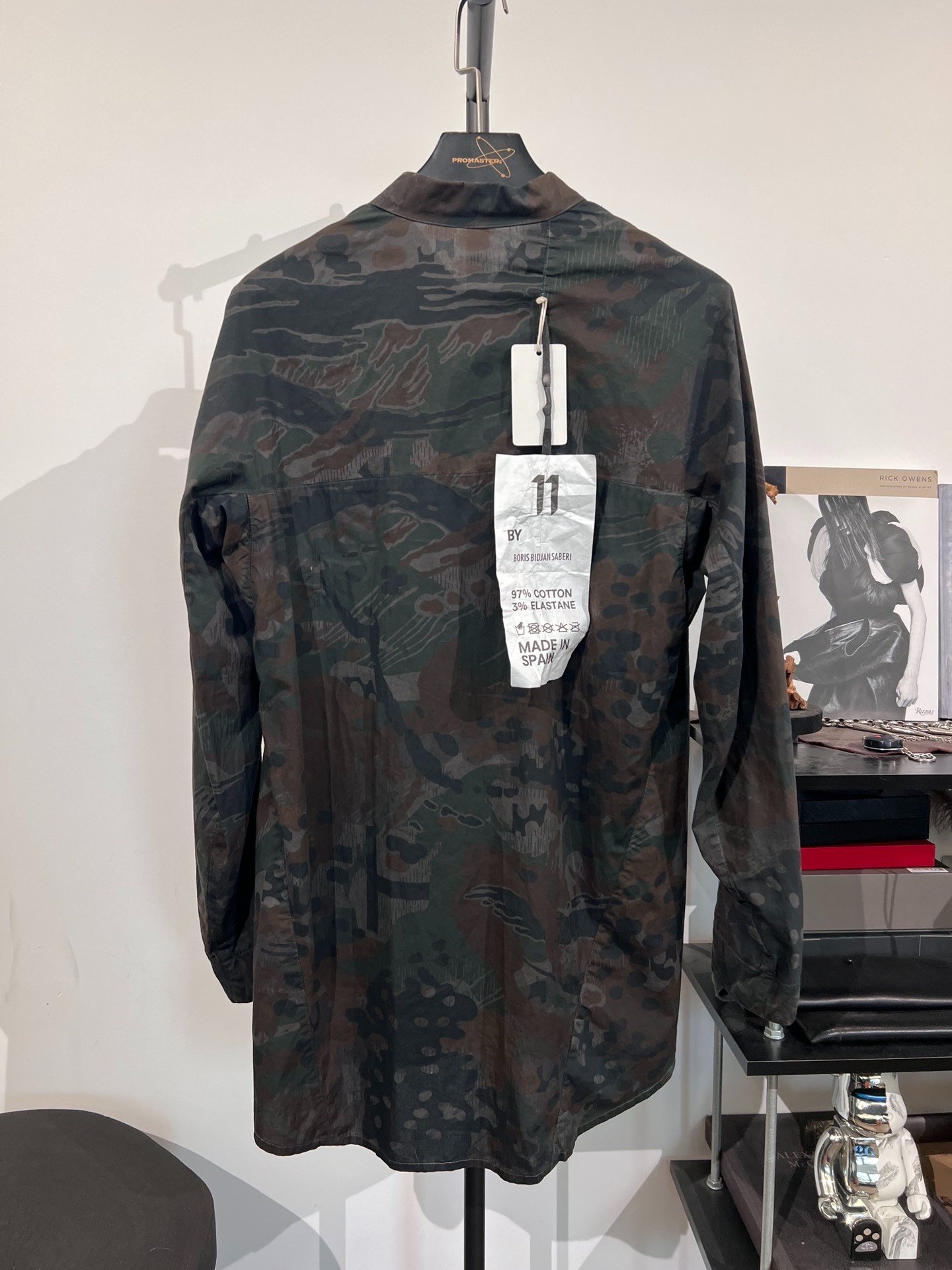 Boris Bidjan Saberi Camo Shirt Jacket