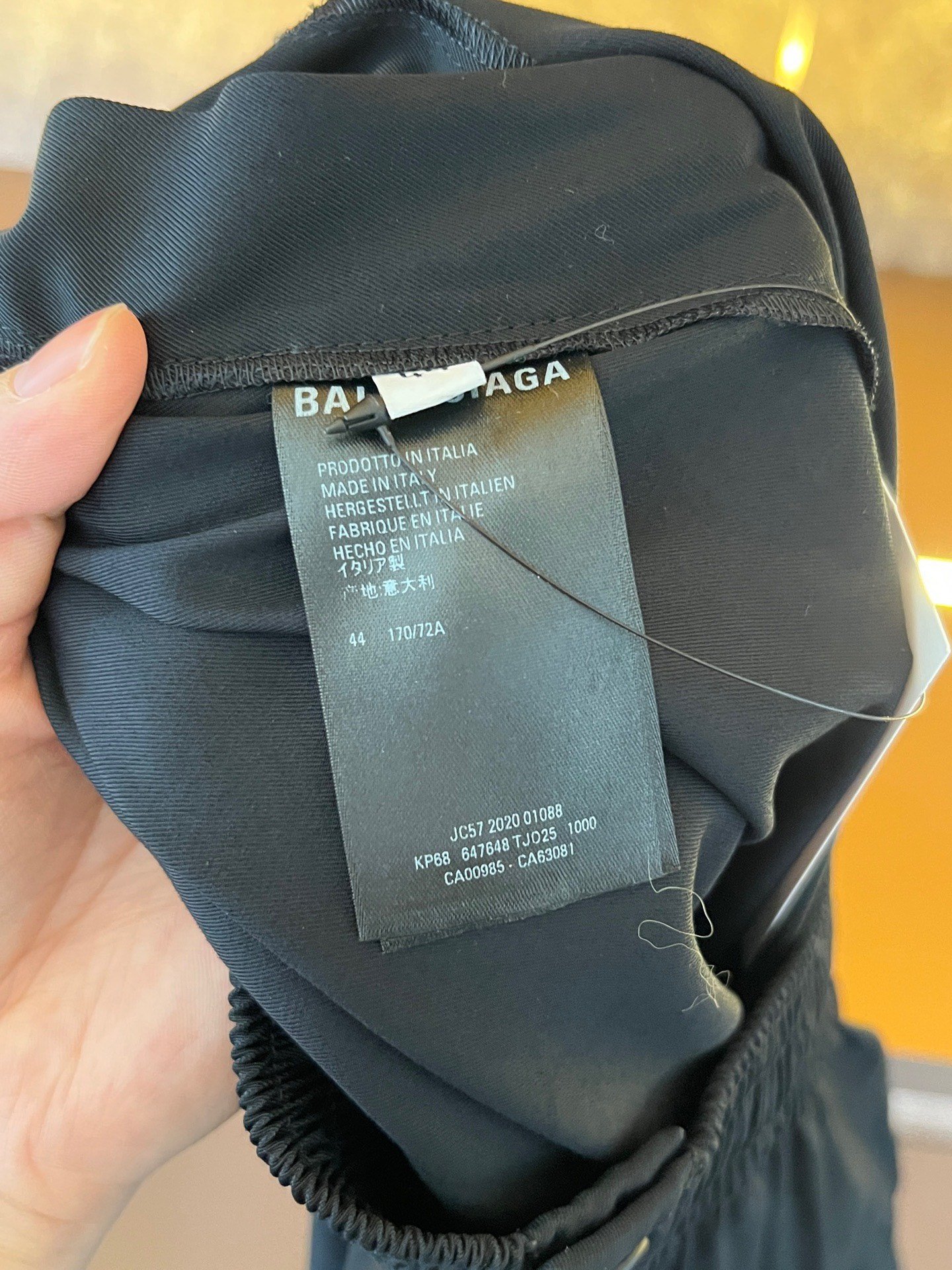 Balenciaga Buttoned Suit Pants — back