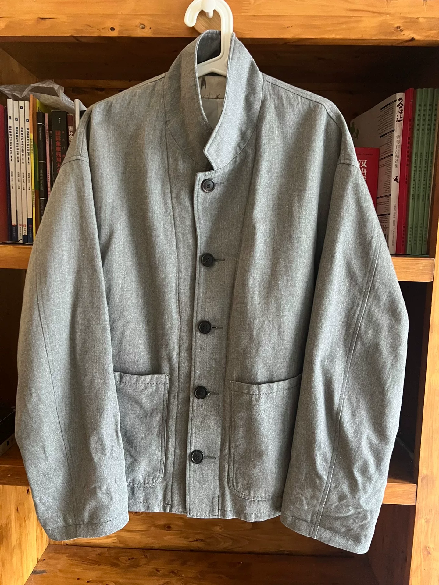 VISVIM SOWER JKT Gray Suit Jacket — back