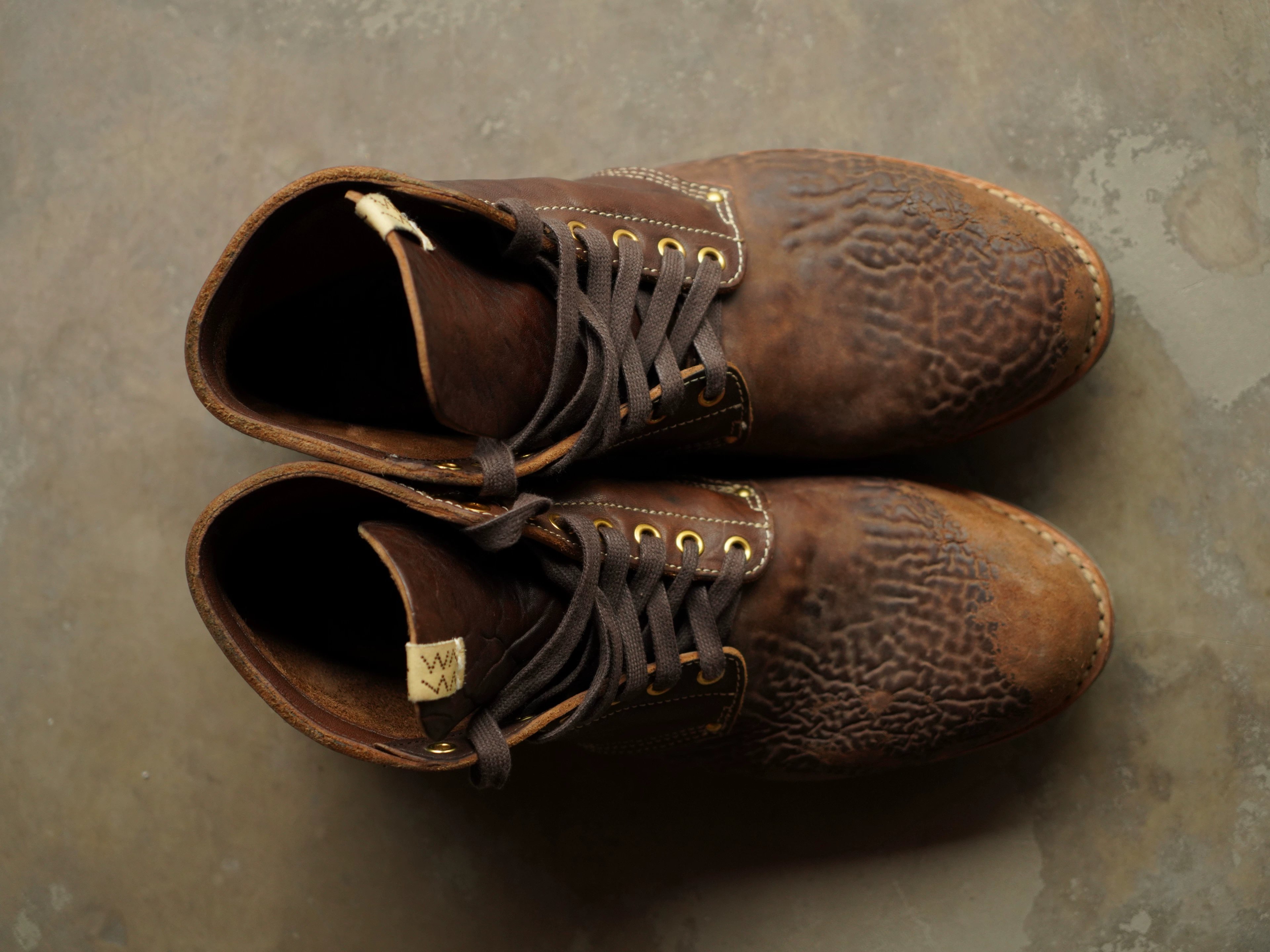 VISVIM 22AW Brigadier Boots Folk — back