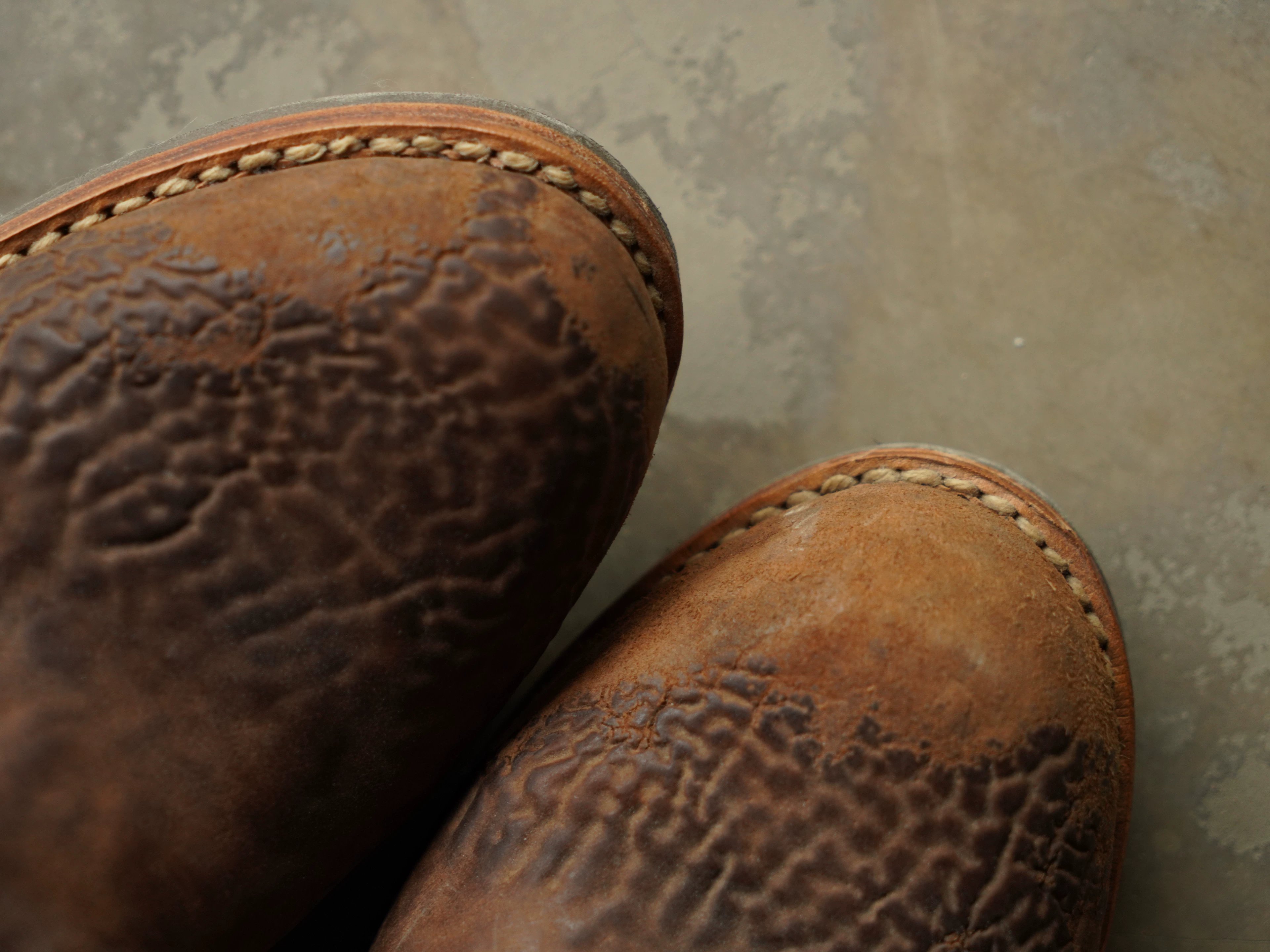 VISVIM 22AW Brigadier Boots Folk — front