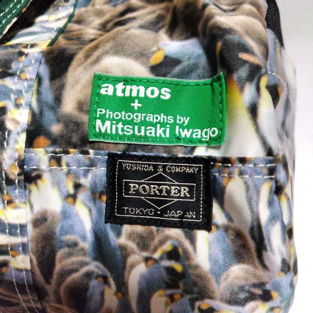 Porter×Atmos Penguin Print Shoulder Bag — back