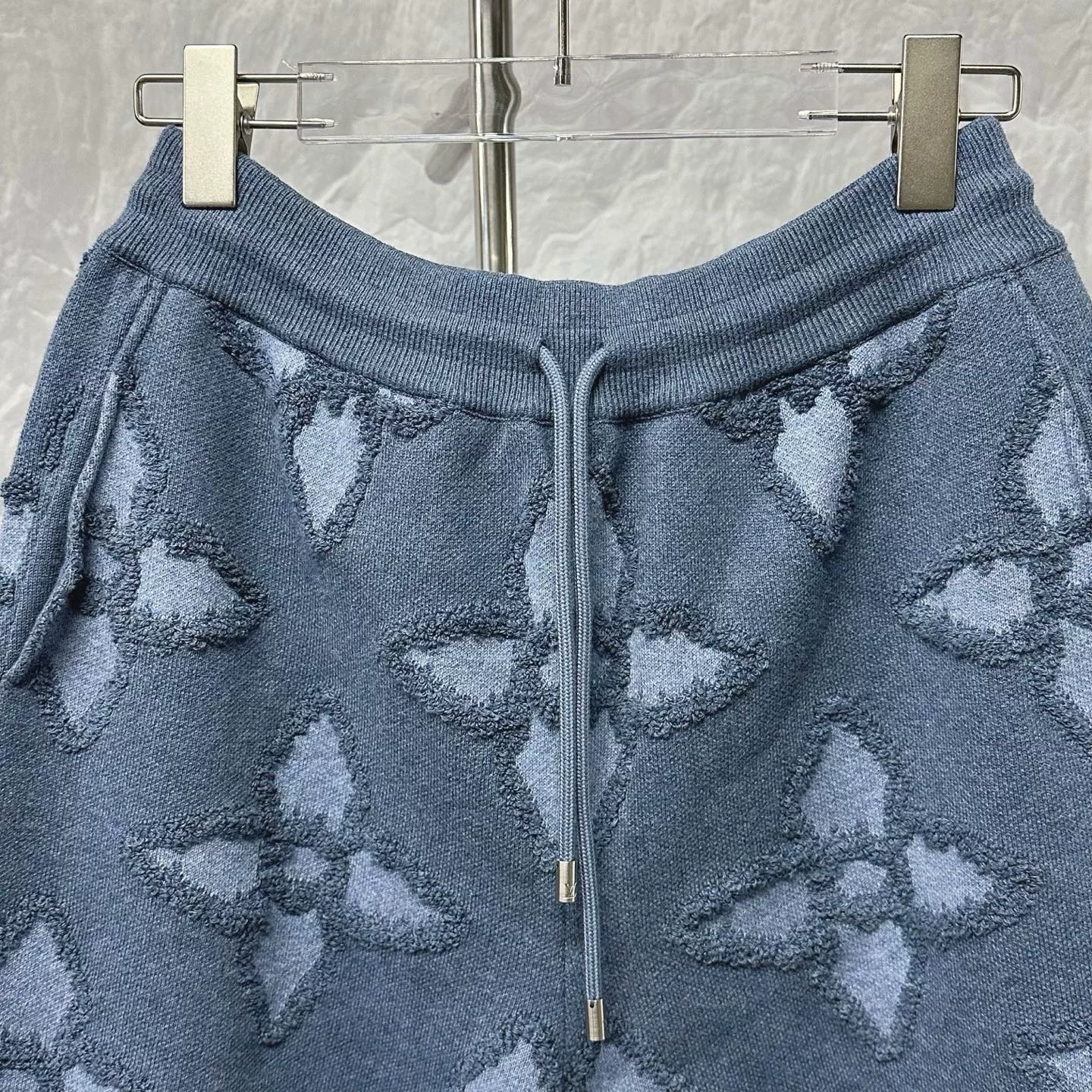 Louis Vuitton Clover Jacquard Drawstring Shorts — front