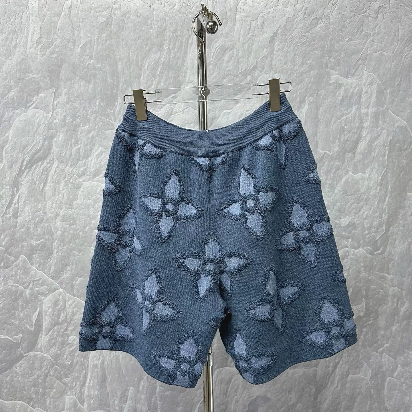 Louis Vuitton Clover Jacquard Drawstring Shorts — back