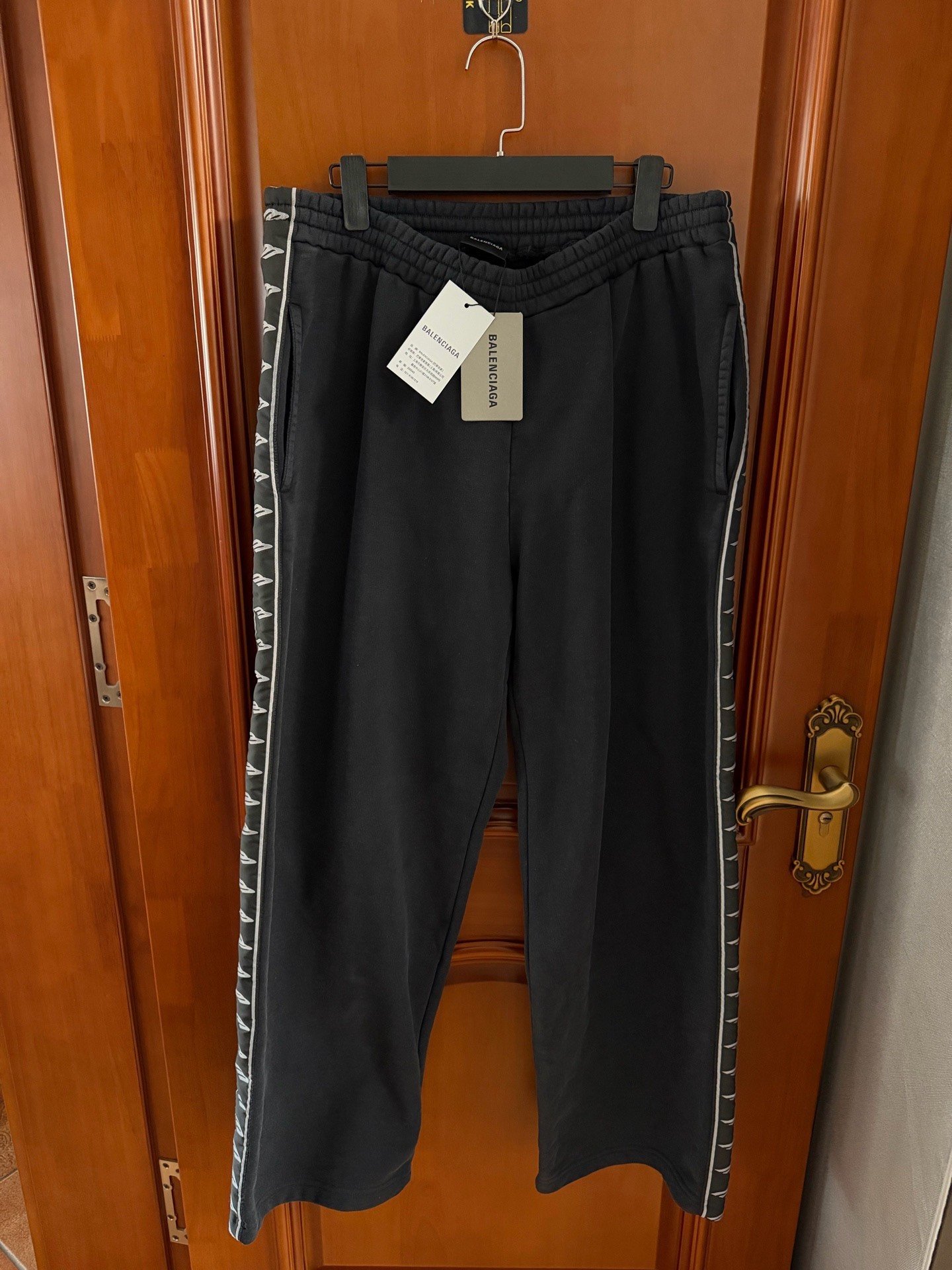 Balenciaga 3M Logo Tape Track Pants