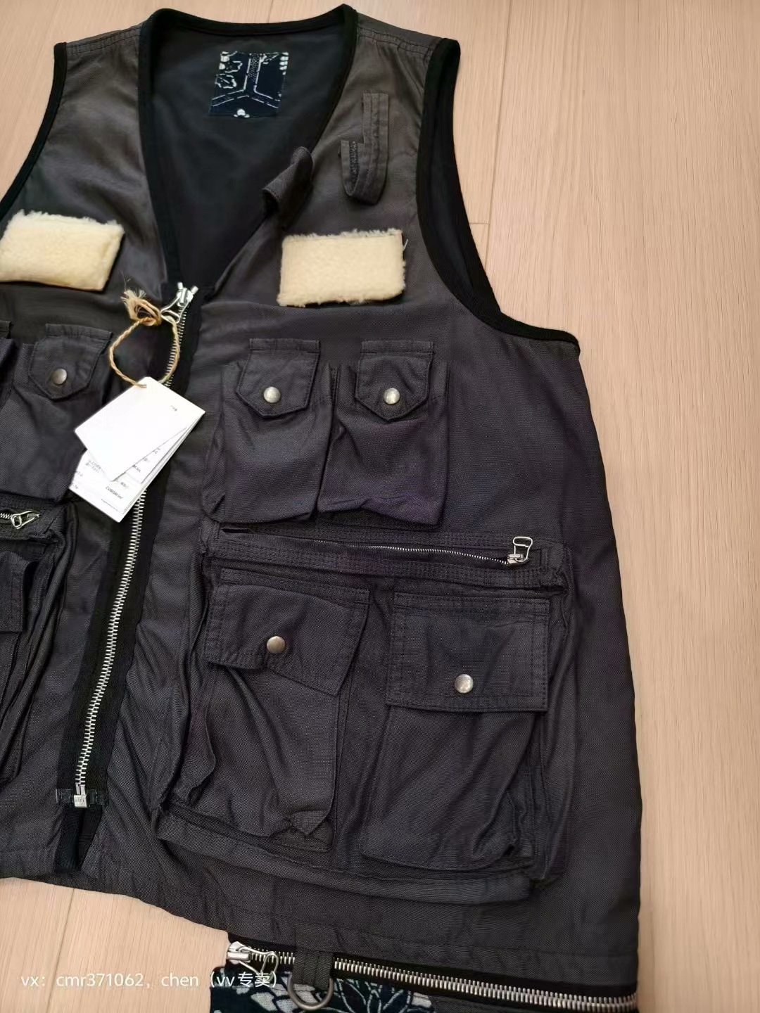 visvim 20 ict fisherman vest — back