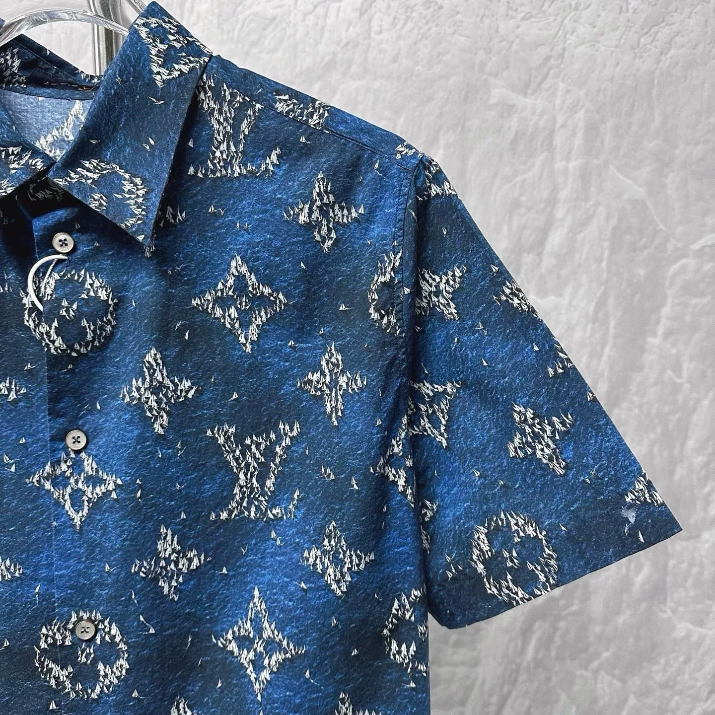 Louis Vuitton FW25 Sailboat Monogram Short Sleeve Shirt — front