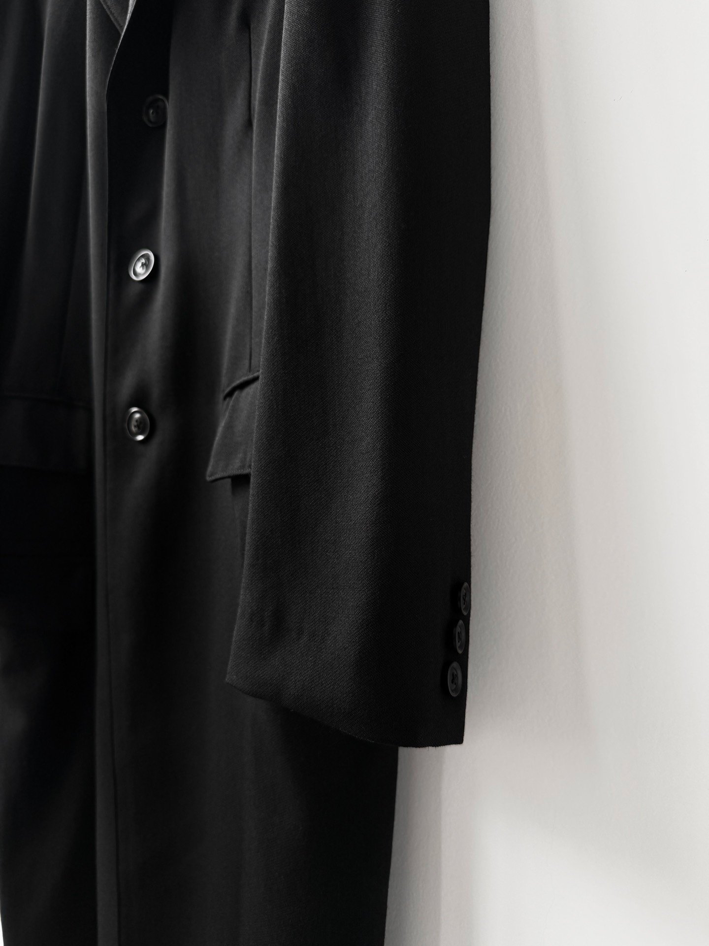 Yohji Yamamoto 21SS Doctor's Jacket — detail