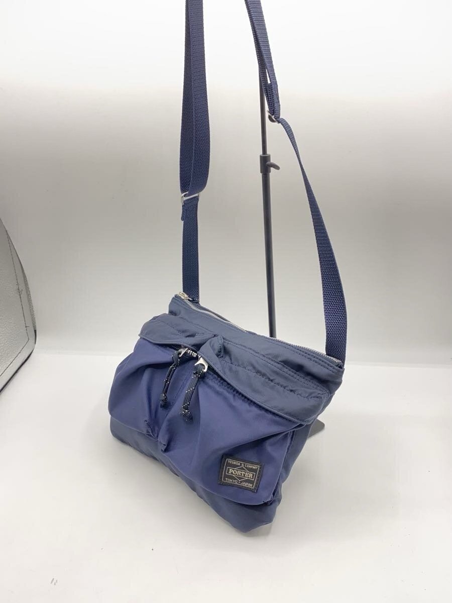 Porter Force Navy Blue Crossbody Bag — front