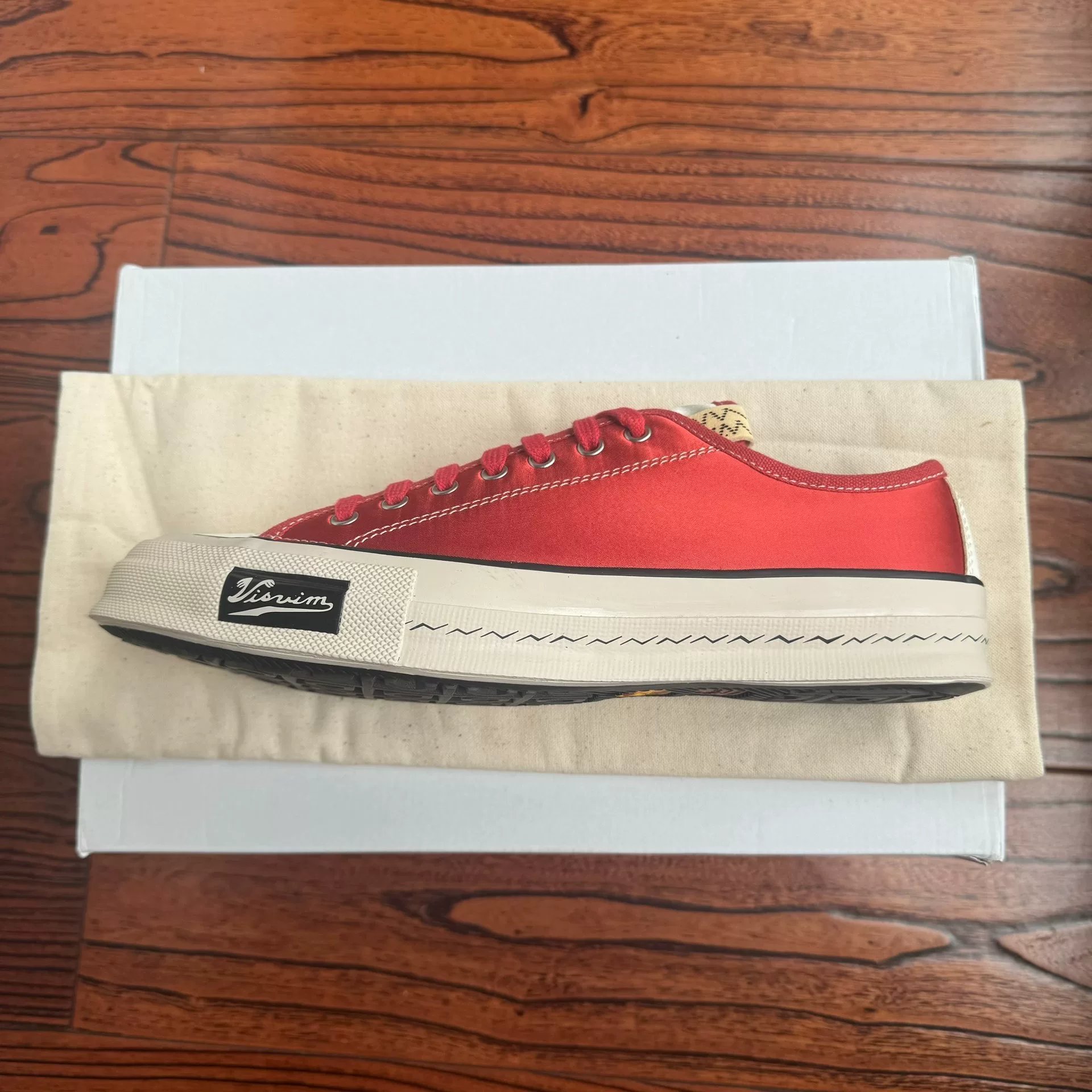 Visvim 23AW Skagway Lo Canvas Sneakers — detail
