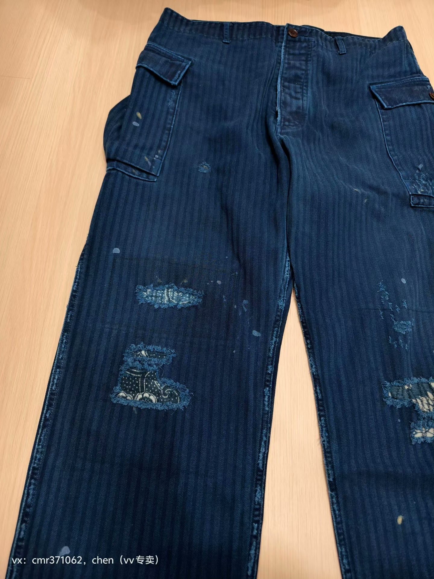 visvim 19 ICT Veterans Pants Crush — detail