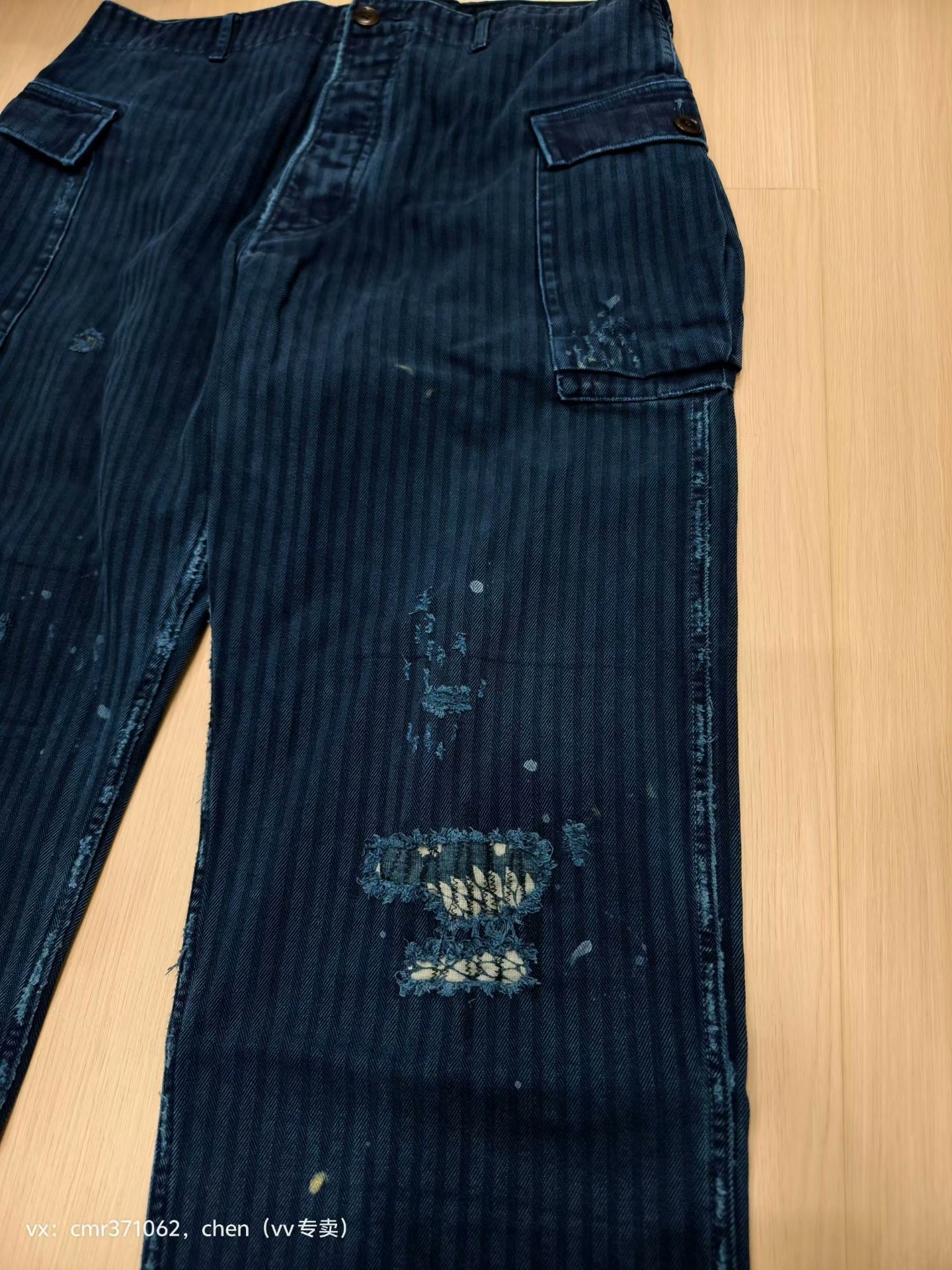 visvim 19 ICT Veterans Pants Crush — front