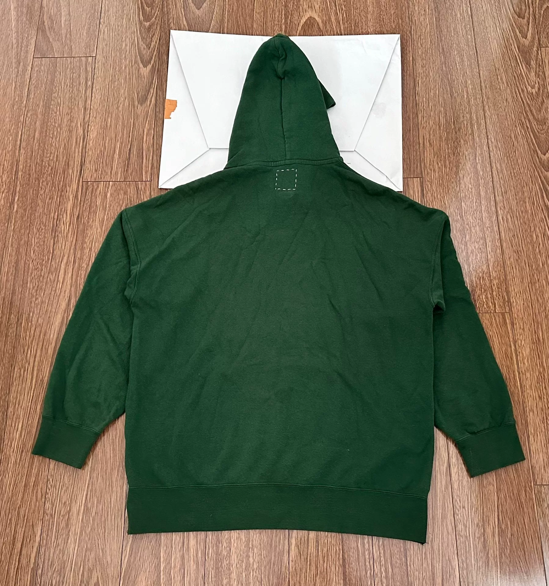 VISVIM 18SS JUMBO HOODIE P.O. STENCIL — front