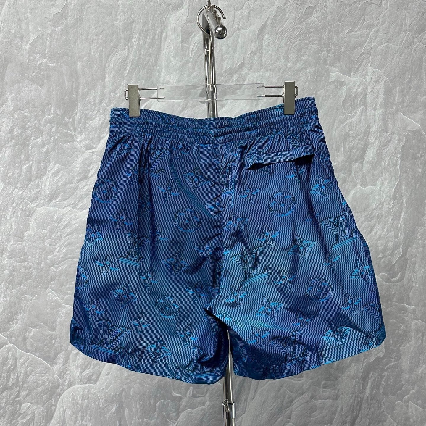 Louis Vuitton Heat-Sensitive Logo Shorts — back