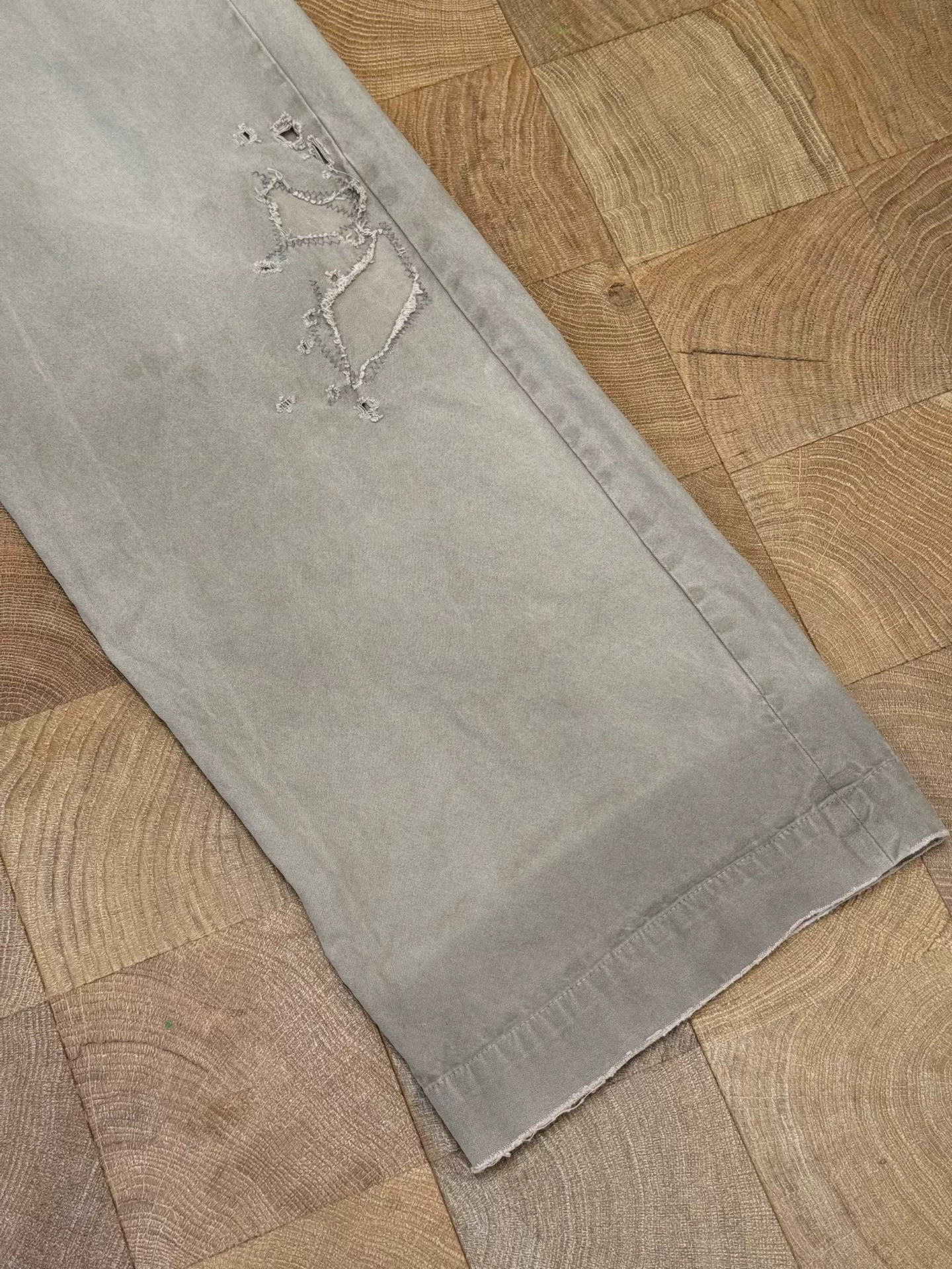 VISVIM 21AW ICT GIFFORD PANTS DMGD — back