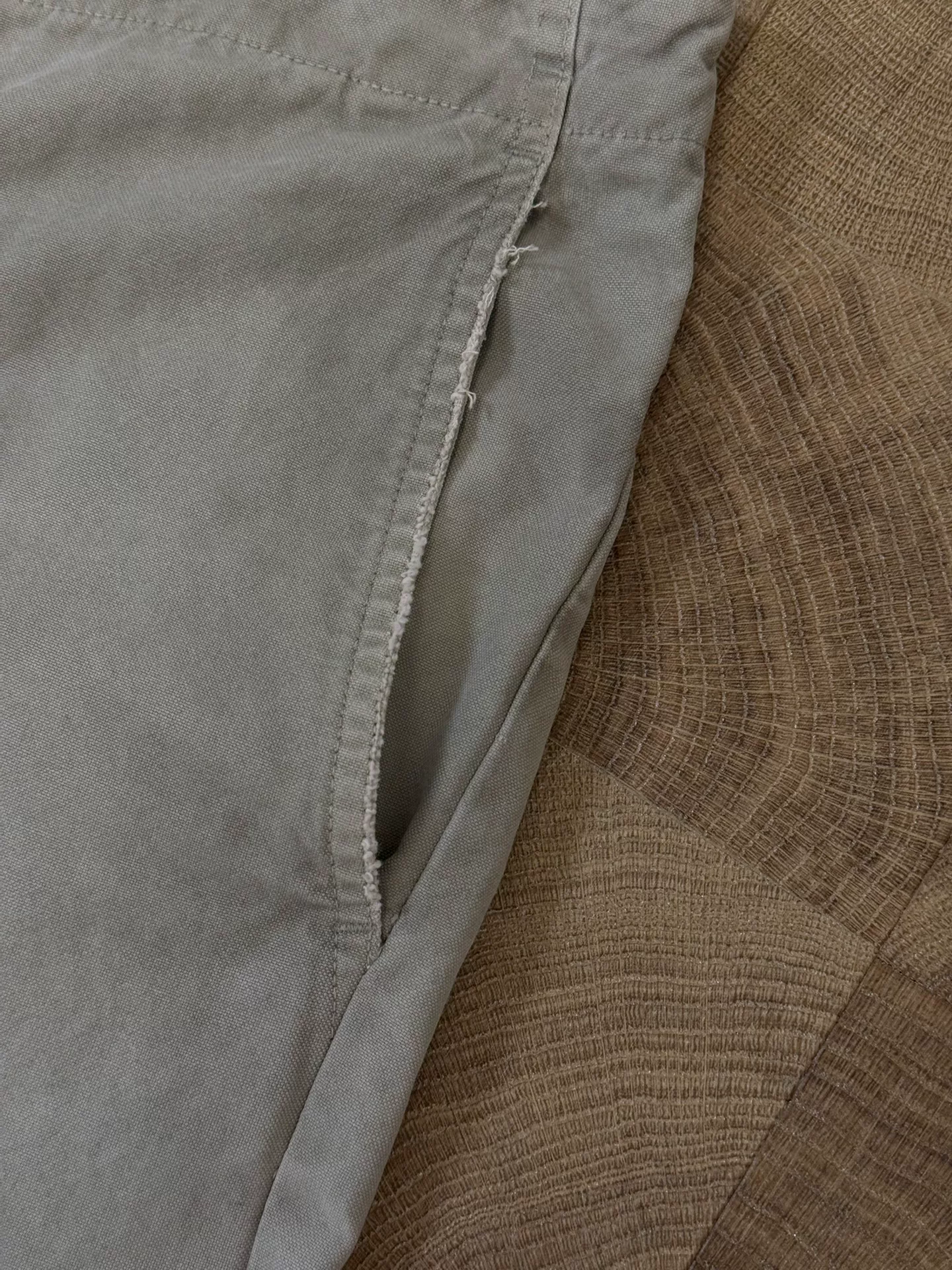 VISVIM 21AW ICT GIFFORD PANTS DMGD — label